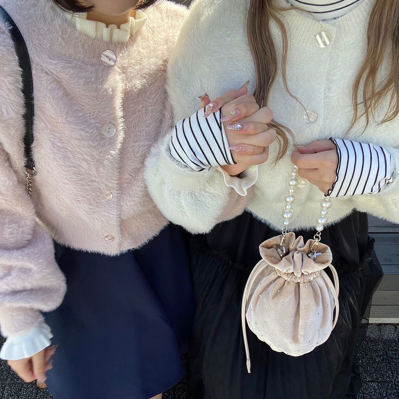 ? NEW ARRIVAL ?⁡⁡♡EU380012T013ラメシャギーカーデ　¥3,850（税込）⁡【 color 】⁡écru . pink . green . gray⁡細かいラメがあしらわれたシャギー素材のもけもけカーデ⁡合わせるインナーによってコーデの雰囲気を変えれます⁡きらきらラメが冬らしいアイテム⁡⁡店舗入荷中オンライン近日入荷#emsexcite #エムズエキサイト #emsexciteコーデ #ラメ　#ラメアイテム　#ラメシャギー　#シャギーカーデ　#シャギー　#カーディガン　#カーディガンアイテム#高見えコーデ #プチプラ高見えコーデ #高見えファッション#大人ガーリー #大人ガーリーコーデ #フレンチガーリー #ガーリーファッション #ガーリーコーデ#トレンドファッション #トレンドコーデ #トレンドアイテム⁡