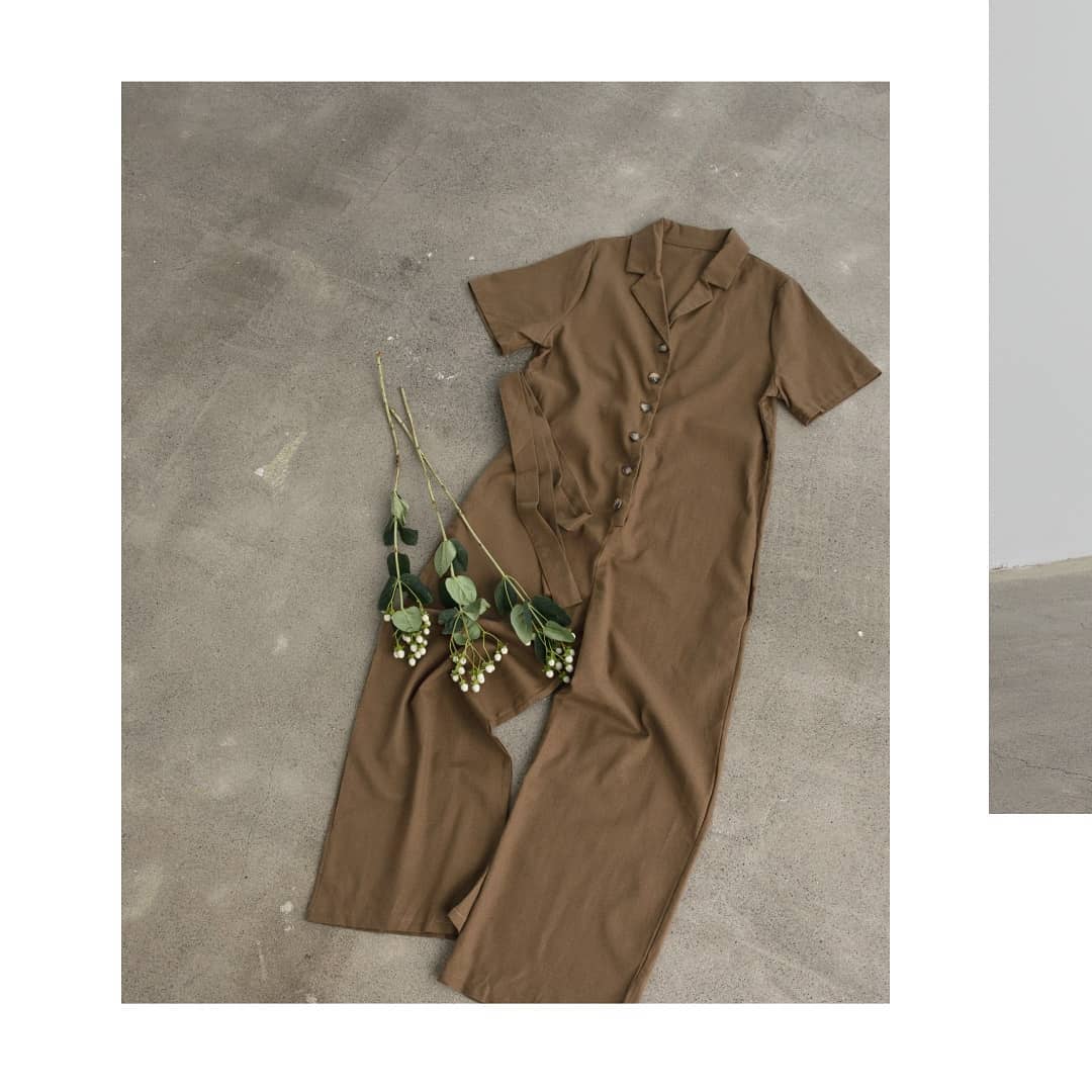 ▷linen all-in-one￥6,900＋taxblack/blown/beigeﾘﾈﾝ混のｵｰﾙｲﾝﾜﾝ。ｳｴｽﾄﾍﾞﾙﾄ付。今年らしくさらっと着こなしたいｱｲﾃﾑ。#kariandlili#カウリアンドリィリィ⁡#カウリ⁡#韓国#韓国コーデ#韓国ファッション#韓国スタイル#オールインワン#つなぎコーデ#リネン#淡色スタイル#淡色コーデ#淡色系 #淡色女子#淡色 #fashion#wear#大人スタイル#大人コーデ#大人可愛い#大人女子#高見え