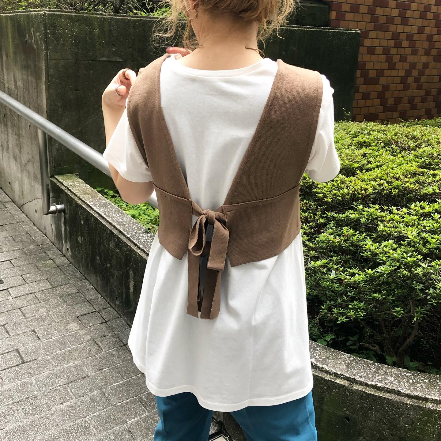 .﻿【new arrival】﻿﻿?RL080012T0012﻿リボンビスチェSET﻿▷¥2,500+tax﻿(今週店舗入荷　オンライン入荷中)﻿﻿∥color∥﻿brown / red / black﻿﻿Teeシャツもセットになります﻿﻿﻿#retrogirl_style#retrogirl2020ss﻿#レトロガール#レトロガールコーデ﻿#ビスチェセット#ニットビスチェ