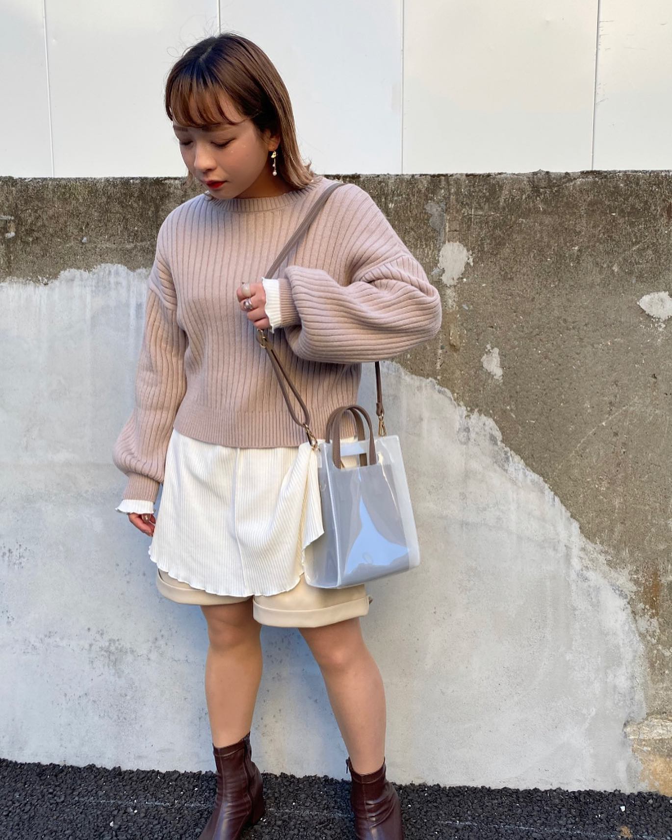 .【2021 Spring】　coming soon...#retrogirl_ootd#レトロガール#レトロガールコーデ#トレンドファッション#プチプラコーデ#モチモチニット #レースアップニット#レイヤードコーデ #春コーデレトロガール錦糸町PARCO店@retrogirl_kinshichoparco @mi___u._.u みすず　150㎝#低身長コーデ