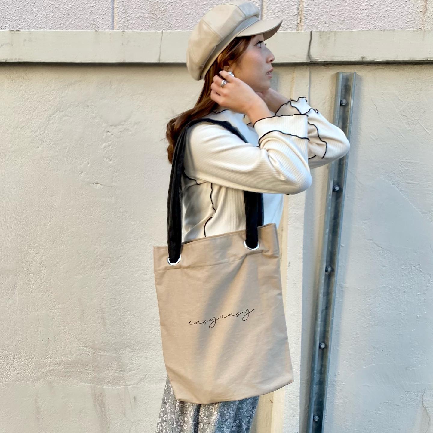 .【new color】﻿﻿﻿?RS142543G001　ｼｱｰﾊﾝﾄﾞﾙｷｬﾝﾊﾟｽﾄｰﾄ▷¥2,190(税込)(店舗今週入荷.オンライン近日入荷予定)﻿∥color∥﻿ white / beige / green通学やお買い物袋にも最適ちょっとしたお出かけにもおしゃれに決まる万能bag#retrogirl_ootd#レトロガール#レトロガールコーデ#トレンドファッション#プチプラコーデ#シアー #トートバッグ #デザイントート LUMINE立川店 @retrogirl_lumine_tachikawa @harmy_fashions はなみ 161㎝#ママコーデ