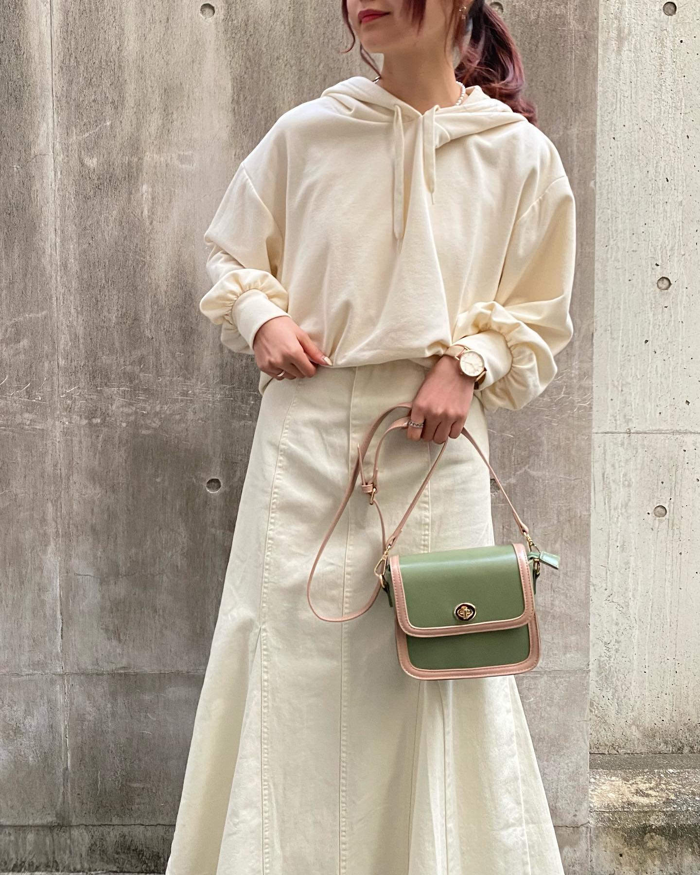 .【new arrival】?RP156411B001 ﾎﾟﾝﾁｼｮｰﾄﾌｰﾃﾞｨ-▷¥2,750(税込)(店舗.オンライン近日入荷予定)﻿∥color∥white / beige / blue / greenﾊｲｳｴｽﾄのﾎﾞﾄﾑやﾚｲﾔｰﾄﾞｽﾀｲﾙがおすすめﾄﾚﾝﾄﾞのﾏｽﾀｰﾄﾞが今年の気分#レトロガール#レトロガールコーデ#トレンドファッション#プチプラコーデ#フーディー #パーカー#マーメイドスカート #ワントーンコーデ #ホワイトコーデ #春カラー #春コーデ #2021ss