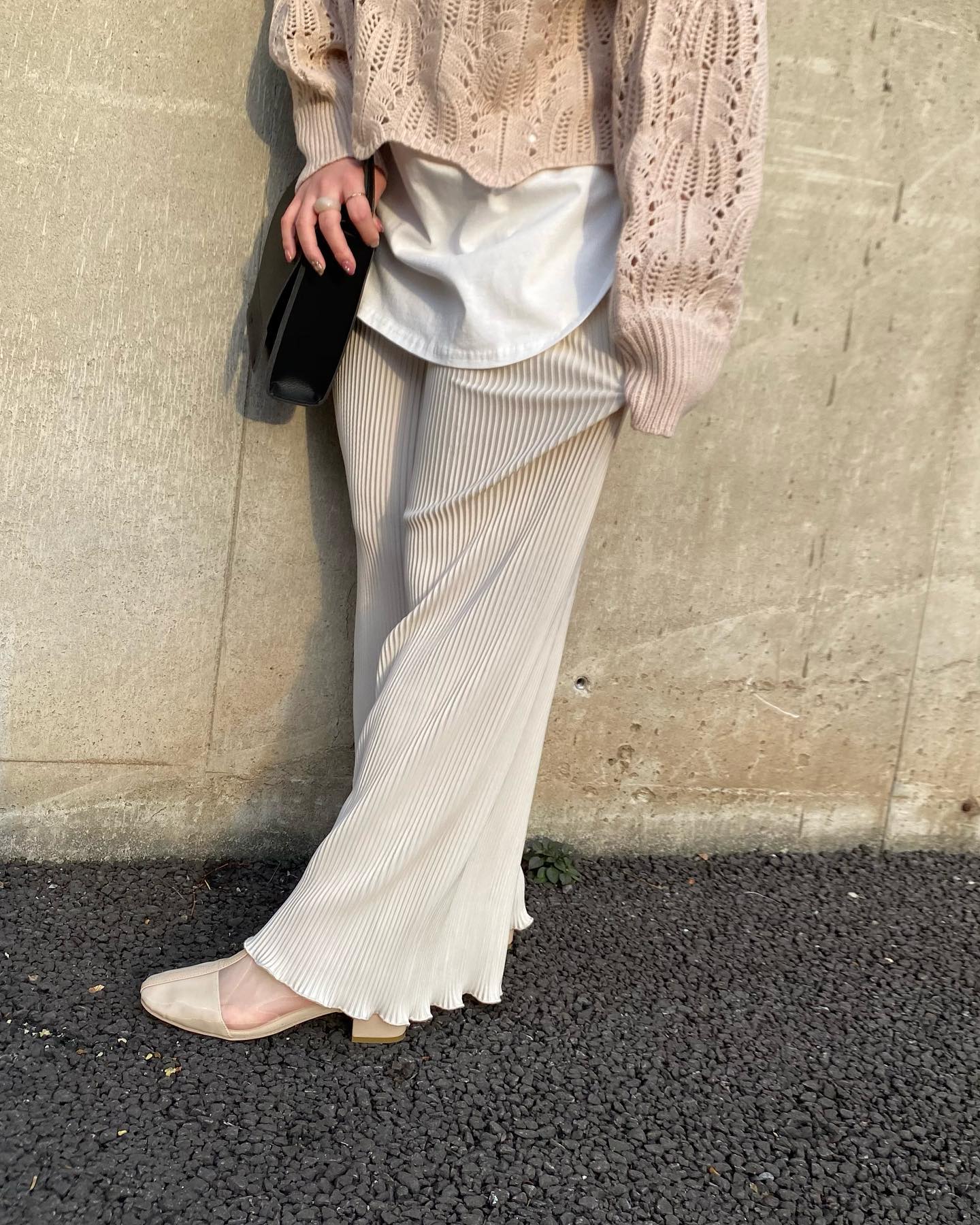 .【new arrival】﻿﻿﻿?RM136632B001 ﾌﾟﾘｰﾂﾗﾌﾊﾟﾝﾂ▷¥2,530(税込)(店舗近日入荷予定.オンライン予約受付中) ﻿∥color∥﻿ ivory / Lgrey / Lgreen / black 去年も大人気だったﾌﾟﾘｰﾂﾀｲﾌﾟのﾗﾌﾊﾟﾝﾂ今年らしいはっきりとしたお色味展開でご用意#retrogirl_ootd#レトロガール#レトロガールコーデ#トレンドファッション#プチプラコーデ#プリーツ #プリーツパンツ #ラフパンツ#ラフコーデ #クロシェ #シアーブーツ #チュールブーツ #春カラー #春コーデ #2021ss