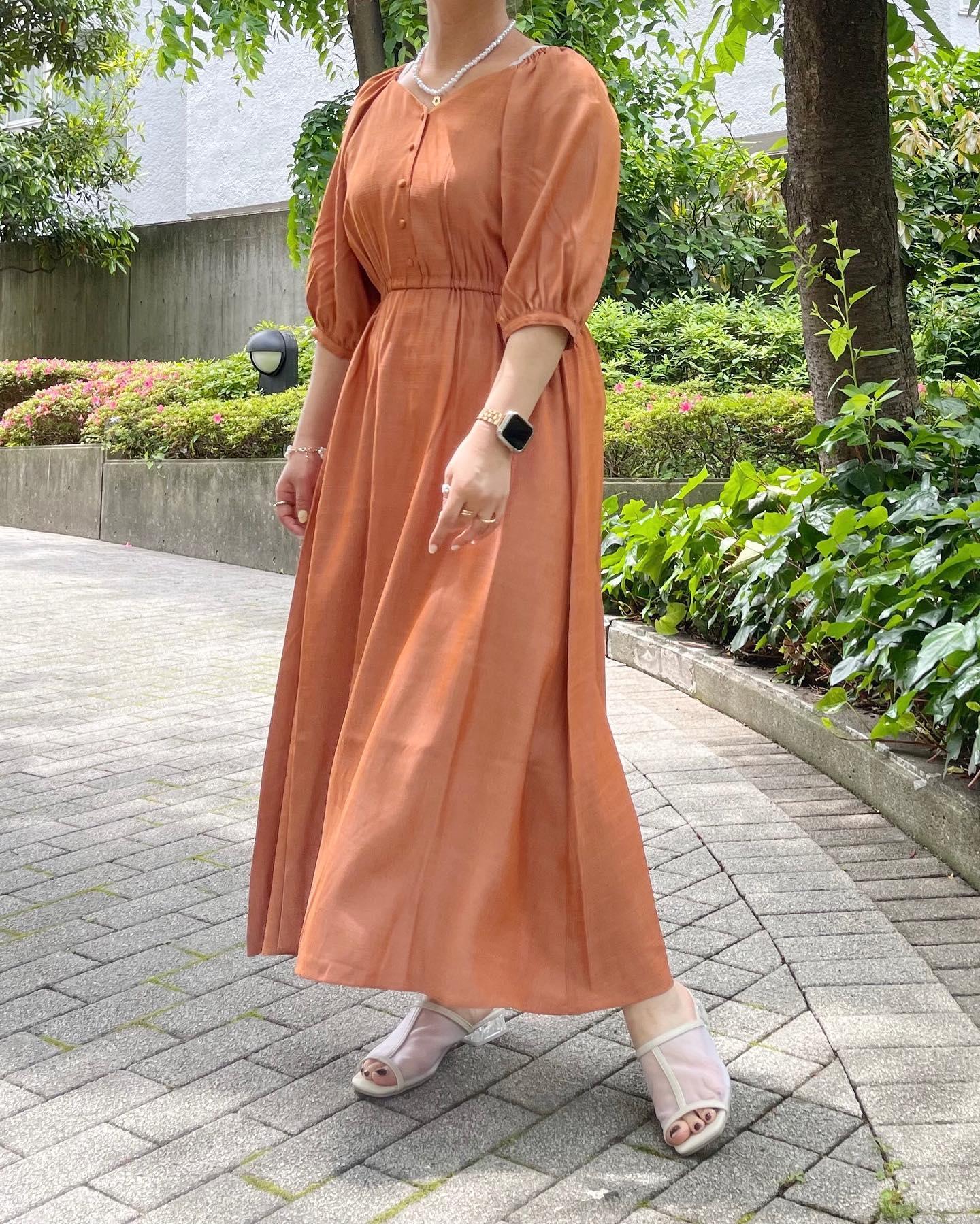 【new arrival】⁡? RM256222B001ｽｸｴｱｶﾗｰﾜﾝﾋﾟ▷¥4,290(税込)(店舗入荷中,ｵﾝﾗｲﾝ近日入荷)⁡white / orange / black#retrogirl_ootd #レトロガール #レトロガールコーデ #プチプラアイテム #プチプラファッション #プチプラコーデ #春アイテム #春コーデ #トレンドアイテム #トレンドファッション #カラーコーデ #カラーアイテム #カラーファッション #ワンピース　#ワンピースコーデ