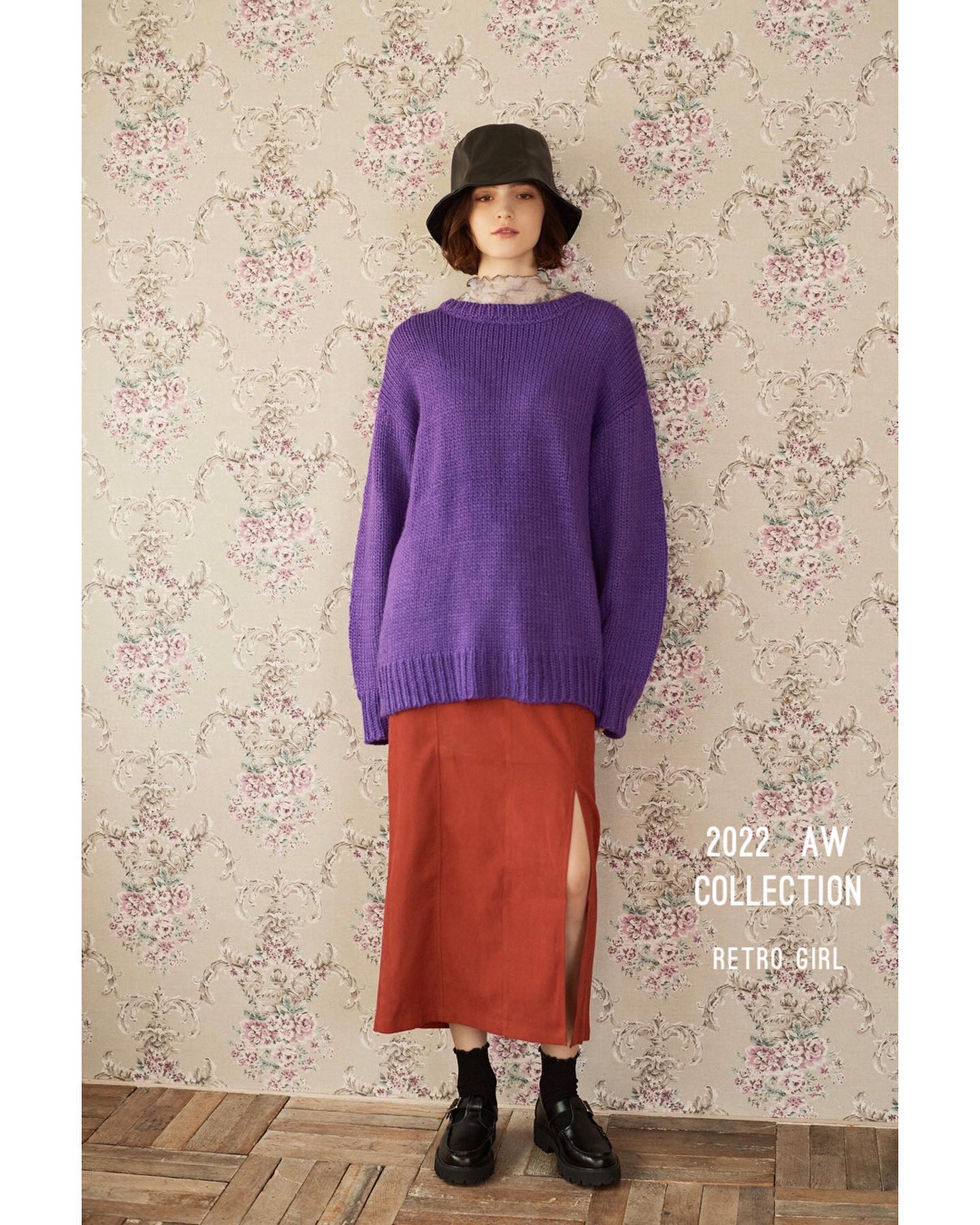 【RETRO GIRL 2022 autumn&winter vol.6】⁡2022 autumn & winter visual⁡?EM256912N001ﾋﾞｯｸｶﾗｰﾆｯﾄﾌﾟﾙｵｰﾊﾞｰ ¥3,190（税込）⁡（店舗今週入荷/ｵﾝﾗｲﾝ予約受付中）⁡?RF256631B001ｽﾘｯﾄﾅﾛｰｽｶｰﾄ ¥3,190（税込）⁡（店舗、ｵﾝﾗｲﾝ入荷中）⁡⁡⁡⁡⁡⁡#retrogirl_ootd #レトロガール #レトロガールコーデ #プチプラアイテム #プチプラファッション #プチプラコーデ #夏アイテム #夏コーデ #秋アイテム　#秋カラー　#冬アイテム　#冬カラー　#aw #2022aw #ニット　#カラーニット　#ニットプルオーバー#スリットスカート　#スカート　#ナロースカート