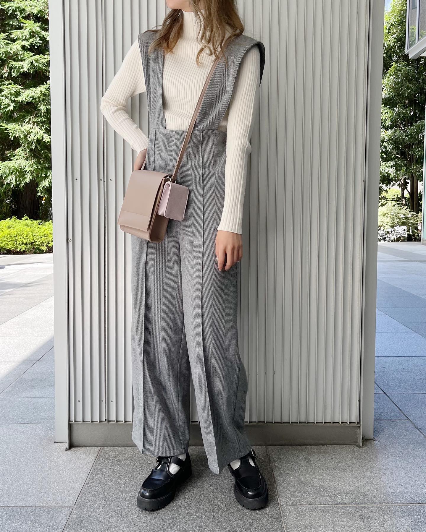 【new arrival】⁡?RF227432B002ﾍﾘﾝﾎﾞｰﾝ柄ｻｽﾂｷﾊﾟﾝﾂ▷¥3,850(税込)⁡(店舗今週入荷.ｵﾝﾗｲﾝ近日入荷)⁡brown /  gray / black⁡⁡⁡⁡⁡⁡#retrogirl_ootd #レトロガール #レトロガールコーデ #プチプラアイテム #プチプラファッション #プチプラコーデ  #秋アイテム　#秋カラー　#サス付パンツ　#パンツコーデ　#パンツ#ヘリンボーン柄