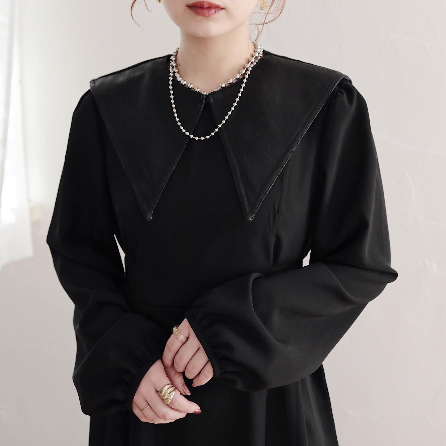 .︎collar set one-piece ¥6,490#ur_melty #ユアメルティ#襟付きワンピース #襟付きワンピースコーデ#ワンピース #韓国ワンピース#韓国ファッション #韓国風#つけ襟 #つけ襟コーデ#오오티디 #데일리룩 #패션 #패션스타그램 #옷스타그램#일본패션 #유아멜티 #코디 #코디스타그램
