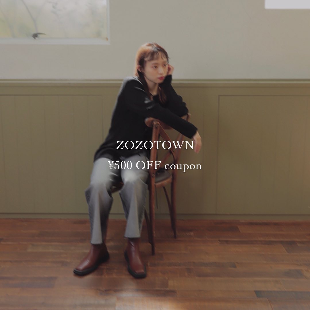 2021/09/26限定  ZOZOTOWN ¥500 OFF⁡⁡ZOZOTOWNで本日23:59まで限定で¥500 OFFクーポン配信中です⁡同時にタイムセールも実施中です️‍⁡⁡⁡在庫に限りがある商品もございますのでぜひこの機会にチェックして見て下さい♡⁡⁡ZOZOTOWNへはプロフィール欄からURLをクリックして頂くと飛べます?⁡⁡⁡⁡⁡⁡#urmelty #ユアメルティ #ZOZOTOWN #ZOZOweek