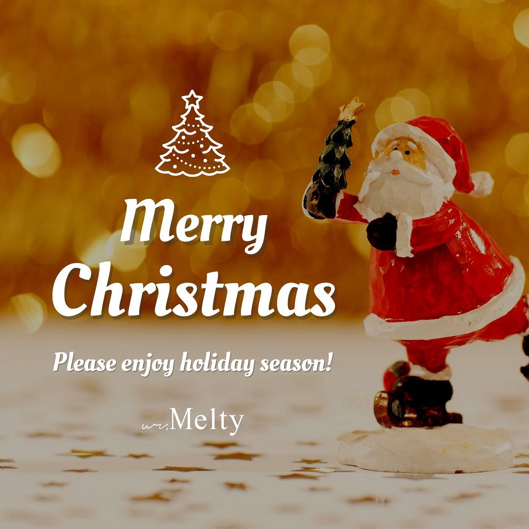 merry christmas  2021 " Please enjoy holiday season ! "⁡⁡皆さま素敵なクリスマスをお過ごし下さい?♡⁡⁡⁡⁡⁡ur,Melty ⁡⁡⁡⁡ #urmelty #merrychristmas