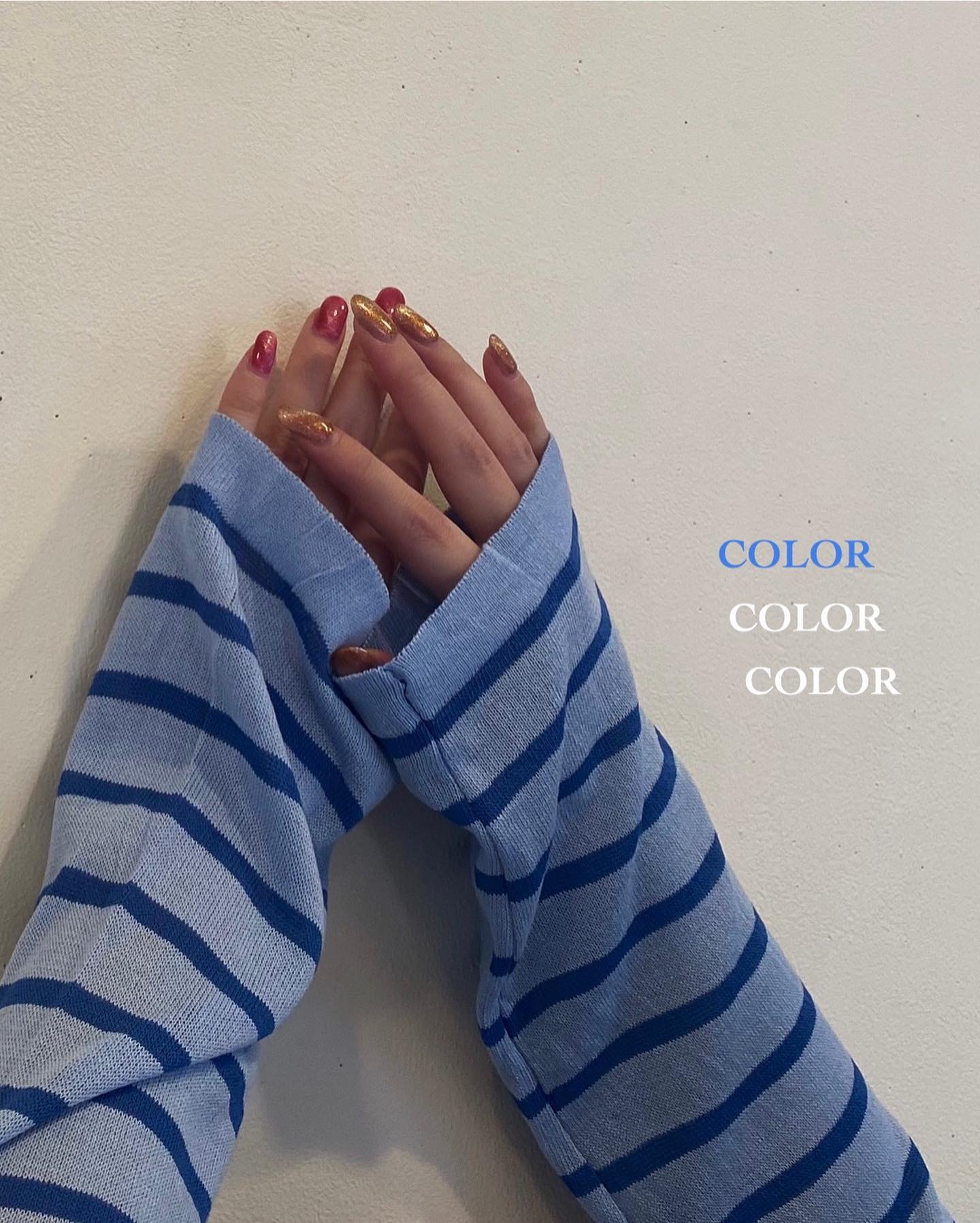 Coordinates with " Blue " ⁡" ブルー " を使ったコーデご紹介します。⁡⁡︎カラーボーダーニット ¥2,750⁡︎リバーショートベスト ¥5,390⁡⁡⁡⁡⁡⁡⁡⁡⁡#urmelty #ユアメルティ #ニット #ボーダーニット #カラーニット #ボーダーアイテム #ボーダーコーデ #カラーニットコーデ #ニットコーデ #ベスト #リバーシブルベスト #フェイクレザーベスト #ベストコーデ #グリーンコーデ #ブラックコーデ #カジュアルコーデ #カジュアルアイテム #春アイテム #春コーデ #韓国っぽ #韓国っぽコーデ #韓国ファッション #韓国風 #コリヨジャ #オトジョ #大人女子 #オトジョコーデ