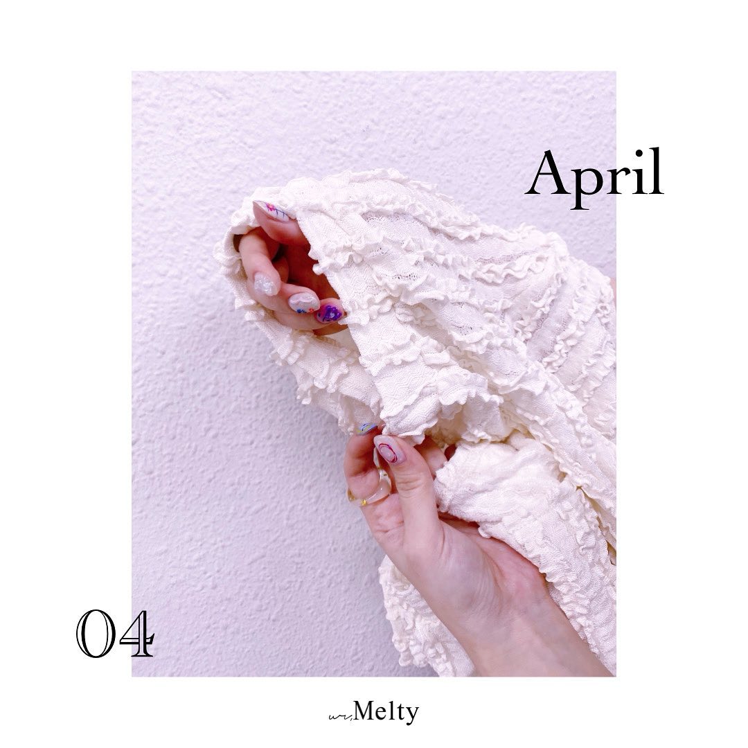 " Hello April  "⁡⁡Let's make it a nice April ♡⁡⁡⁡素敵な４月にしましょう ♡⁡⁡_______________________________________⁡⁡⁡April  of " ur,Melty " ⁡⁡4月の入荷もお楽しみに…⁡ ⁡ ⁡   #urmelty #ユアメルティ #April