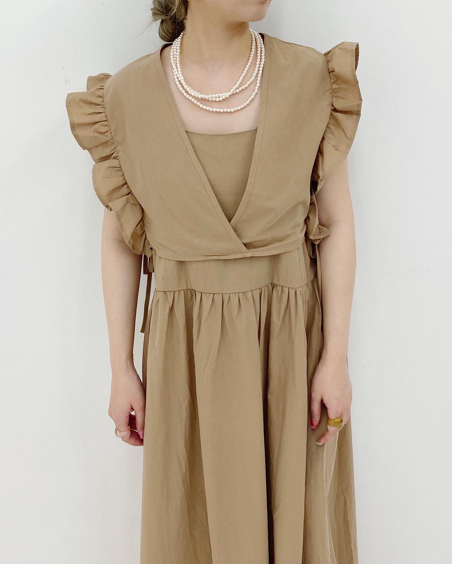 " new item "⁡︎フリルノースリワンピ ¥5,390⁡⁡本日より順次取り扱い店舗に入荷致します。⁡オンラインには近日入荷予定です。お楽しみに…♡⁡⁡⁡⁡ ⁡⁡⁡ #urmelty #ユアメルティ #ワンピース #フリルワンピース #カラーワンピース #ノースリワンピース #ワンピースコーデ #フリルワンピースコーデ #カラーワンピースコーデ #ノースリワンピースコーデ  #ガーリーコーデ #ガーリーアイテム #カジュアルコーデ #カジュアルアイテム #夏アイテム #夏コーデ #韓国っぽ #韓国っぽコーデ #韓国ファッション #韓国風 #コリヨジャ #オトジョ #大人女子 #オトジョコーデ