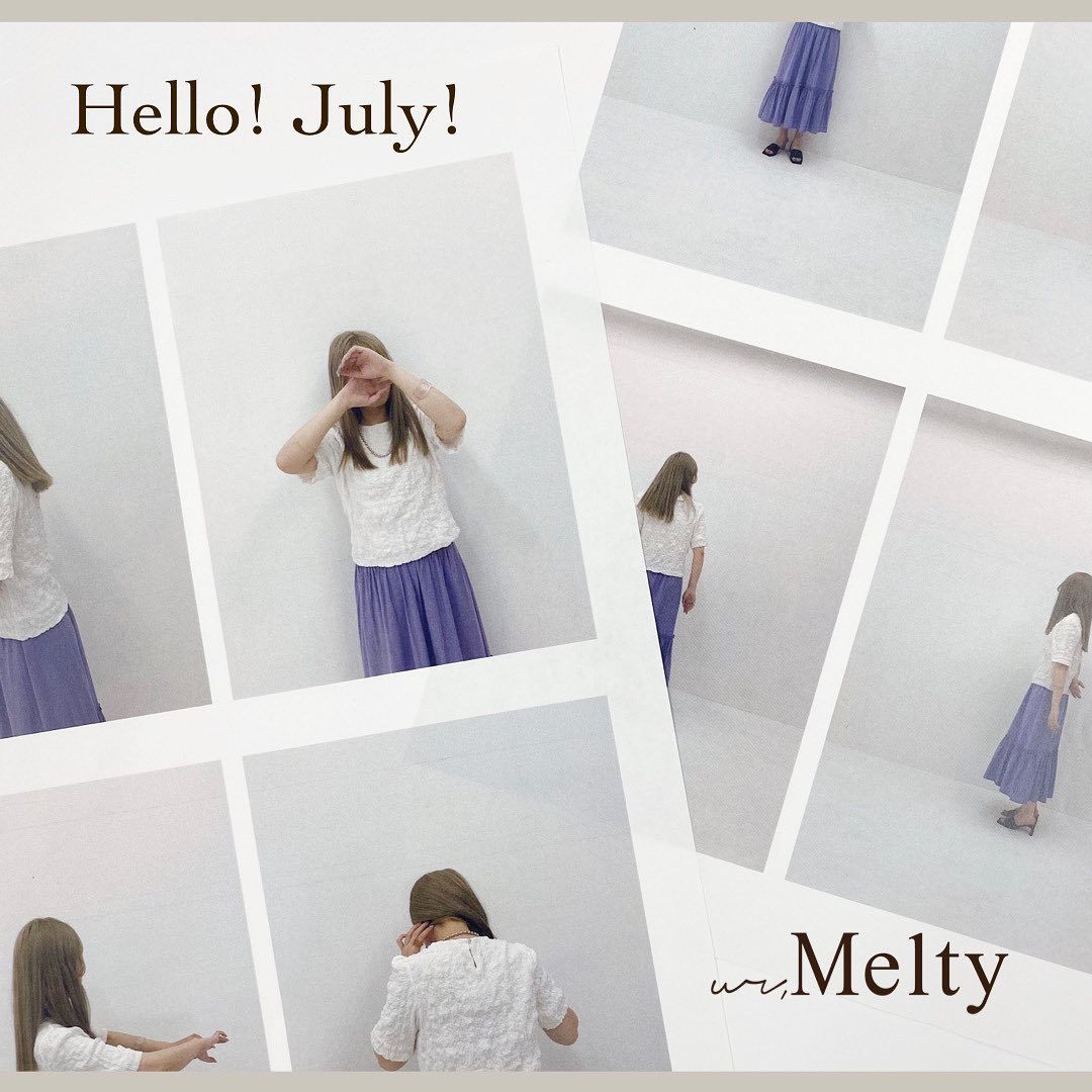 " Hello July ️ "⁡⁡Let's have a wonderful summer in 2022!⁡⁡⁡2022年素敵な夏にしましょう！⁡⁡_______________________________________⁡⁡⁡July  of " ur,Melty " ⁡⁡7月の入荷もお楽しみに⁡ ⁡ ⁡   #urmelty #ユアメルティ #July