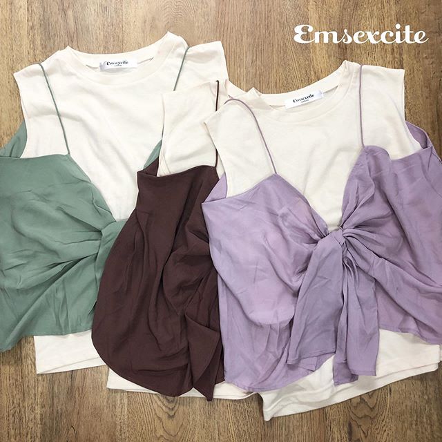 .セットなんてお得すぎ------------------------------------?EM9S0211B008リボンビスチェセット¥2,500+tax....@emsexciteをタグ付けでコーデや購入品を見せてね※タグ付けしてくれるとお知らせが来るので見つけやすいです^ ^いつも楽しみにしています....#エムズエキサイト #emsexcite #emsexcite好きと繋がりたい #お洒落さんと繋がりたい #プチプラ #プチプラコーデ #おしゃれさんと繋がりたい #スタイリスト #スタイリスト #雑誌 #モデル #撮影 #可愛い #大人ガーリー #大人カジュアル #着まわしコーデ  #レース #フリル #夏コーデ #tシャツ #ビスチェ #セット #リボン #