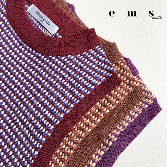 ﻿秋カラーニットは﻿ゲットした？?﻿------------------------------------﻿?EM980012C005﻿柄編みノースリニット﻿¥1,900+tax﻿﻿﻿﻿﻿@emsexciteをタグ付けで﻿コーデや購入品を見せてね﻿※タグ付けしてくれると﻿お知らせが来るので見つけやすいです^ ^﻿いつも楽しみにしています﻿﻿﻿﻿﻿﻿﻿﻿#エムズ #ems﻿#emsexcite #エムズエキサイト﻿#emsexcite好きと繋がりたい #お洒落さんと繋がりたい #プチプラ #プチプラコーデ #おしゃれさんと繋がりたい #スタイリスト #スタイリスト #雑誌 #モデル #撮影 #可愛い #大人ガーリー #大人カジュアル #着まわしコーデ #レース #フリル #秋コーデ #ニット #Autumn