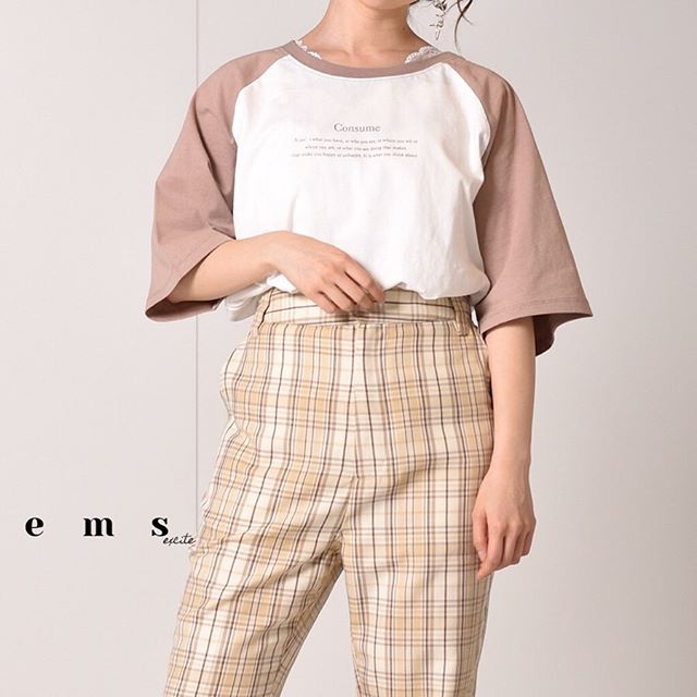 ︎﻿ラグラン人気は止まらない！﻿————————————————﻿EP054011C004﻿5分袖ラグランロゴTee﻿¥1900+tax﻿﻿﻿﻿﻿﻿﻿﻿﻿﻿#emsexcite #エムズエキサイト﻿#emsexciteコーデ