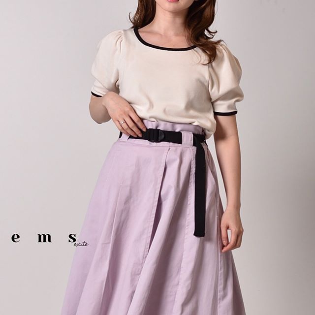 ︎﻿パワショルデザインがとってもかわいい！﻿インしてスタイルアップ﻿————————————————﻿ES041511T002﻿リンガーパワショルカットソー ﻿¥1900+tax﻿﻿﻿﻿﻿﻿﻿﻿﻿﻿﻿#emsexcite #エムズエキサイト﻿#emsexciteコーデ #リンガーT﻿#パワショル