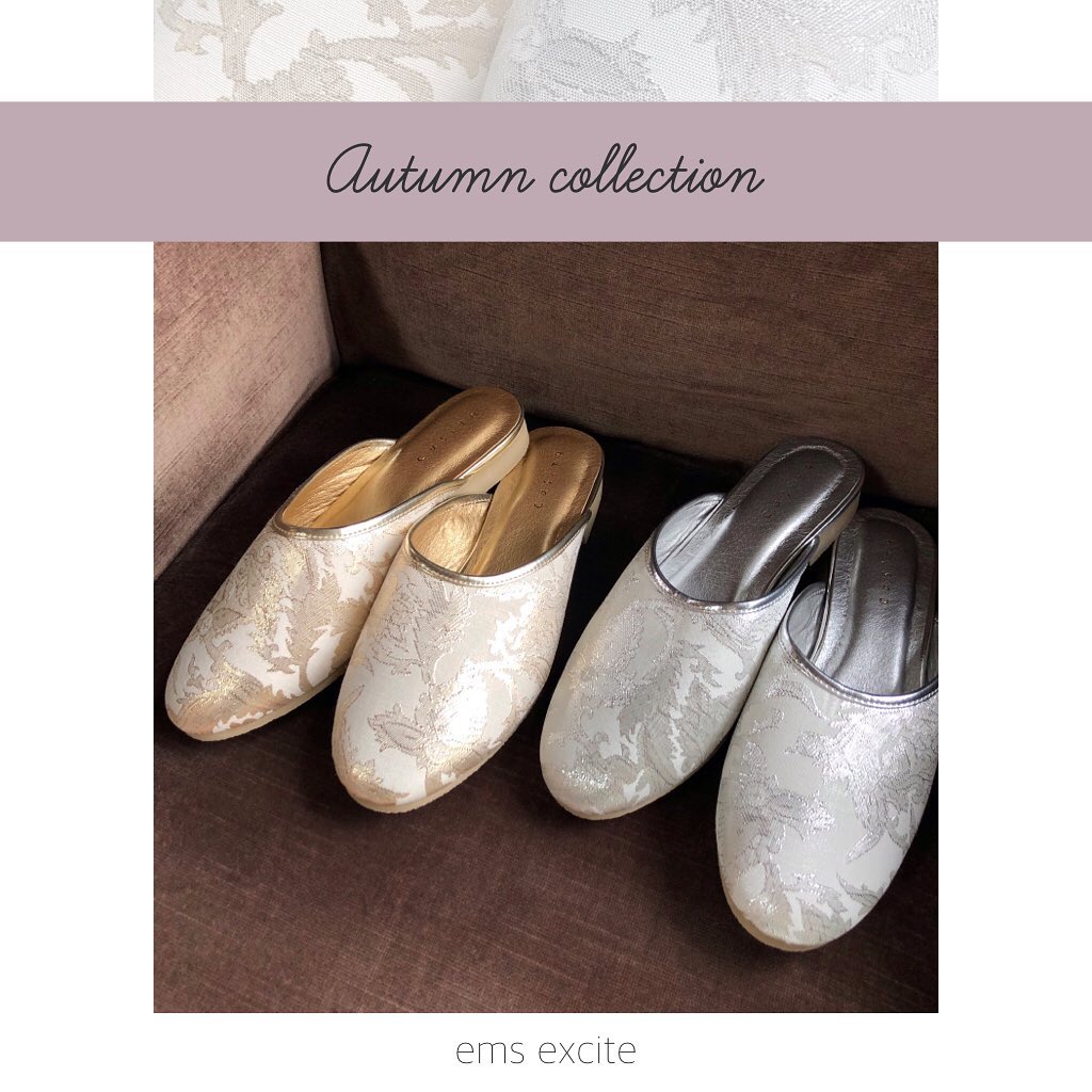 ︎秋もソックス合わせで取り入れるのがトレンド!————————————————EE051242T001アソートミュール¥3190 with tax#emsexcite #エムズエキサイト#emsexciteコーデ #ミュール #ベトナム#ぺたんこ #スパンコール #ジャガード#秋物 #新作