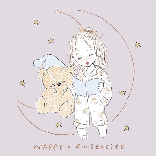 ︎﻿?11/20発売﻿﻿~Room Wear第3弾~﻿﻿人気イラストレーター﻿NAPPYさん(@nappyyu)との﻿コラボルームウェア﻿﻿着心地抜群のサテンパジャマと﻿あったかトレーナーセット﻿あなたはどっち派？﻿﻿＝＝＝line up＝＝＝﻿EW037522N005﻿サテンベアーパジャマ﻿﻿EW037522N006﻿ベアーゆったりSET﻿﻿﻿上下セット税込¥4400﻿数量限定﻿﻿﻿﻿#emsexcite #エムズエキサイト﻿#emsexciteコーデ#nappy﻿ #パジャマ #ルームウェア#リラックスウェア﻿ #おうち時間 #おこもり #部屋着