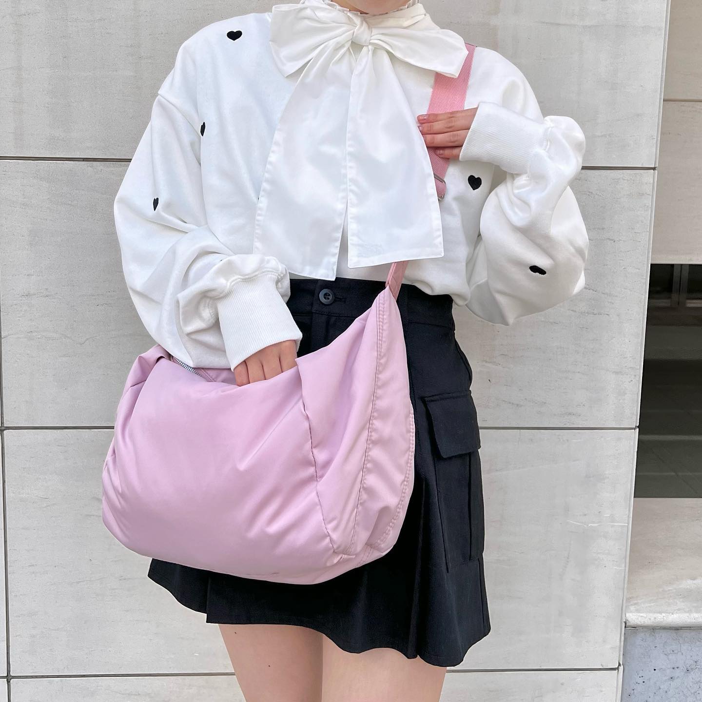 ♡店頭入荷中コーデのアクセントにもなるショルダーバッグ！大容量で収納力抜群です！！————————————————————EA337843T002colourラウンドショルダーBAG￥4290⁡⁡⁡⁡⁡⁡#emsexcite #エムズエキサイト#emsexciteコーデ#ootd#code#春服#プチプラ#プチプラコーデ#春コーデ#人気アイテム#ショルダーバッグ#バッグ#通学バッグ#新生活#学生コーデ#韓国コーデ#カラーバッグ#ガーリーコーデ#カジュアルコーデ#カラーコーデ#ライブ参戦服#ライブ参戦#オススメコーデ#トレンドファッション#参戦服