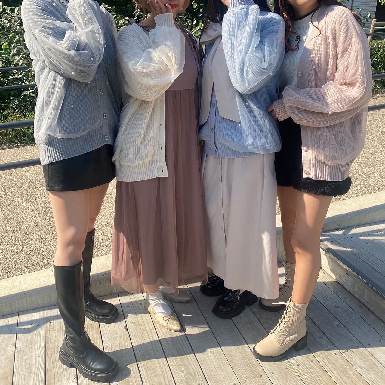 ? NEW ARRIVAL ?⁡⁡♡EP441512T001パール付きチュールカーデ　¥4,950（税込）⁡【 color 】⁡écru . pink . blue . gray⁡チュール素材にパールがついた、ガーリーさん好きには堪らないアイテム?⁡細かなパールがあしらわれていて、チュール素材が高見えアイテム⁡カラバリも豊富でお友達と色違いで着用しても写真映え間違いなし◎⁡⁡⁡店舗今週入荷オンライン近日入荷#emsexcite #エムズエキサイト #emsexciteコーデ#秋コーデ #冬コーデ #秋冬アイテム#パール #パール付きカーデ #カーディガン #カーディガンコーデ#カーデ #チュール #チュールカーデ #高見えコーデ #プチプラ高見えコーデ #高見えファッション#大人ガーリー #大人ガーリーコーデ #フレンチガーリー #ガーリーファッション #ガーリーコーデ#トレンドファッション #トレンドコーデ #トレンドアイテム