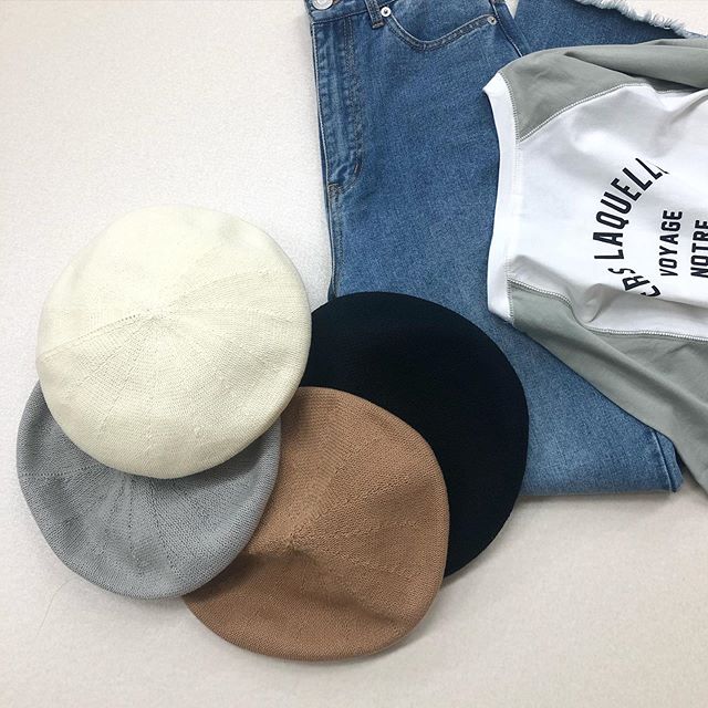 .【new arrival】﻿?RS0S3845C000 コットンサーモベレー▷¥1,900+tax(今週店舗入荷)﻿∥color∥white / gray / brown / black﻿#retrogirl#retrogirl2020ss#レトロガール#レトロガールコーデ#プチプラ#プチプラコーデ#ベレー帽#サーモベレー帽
