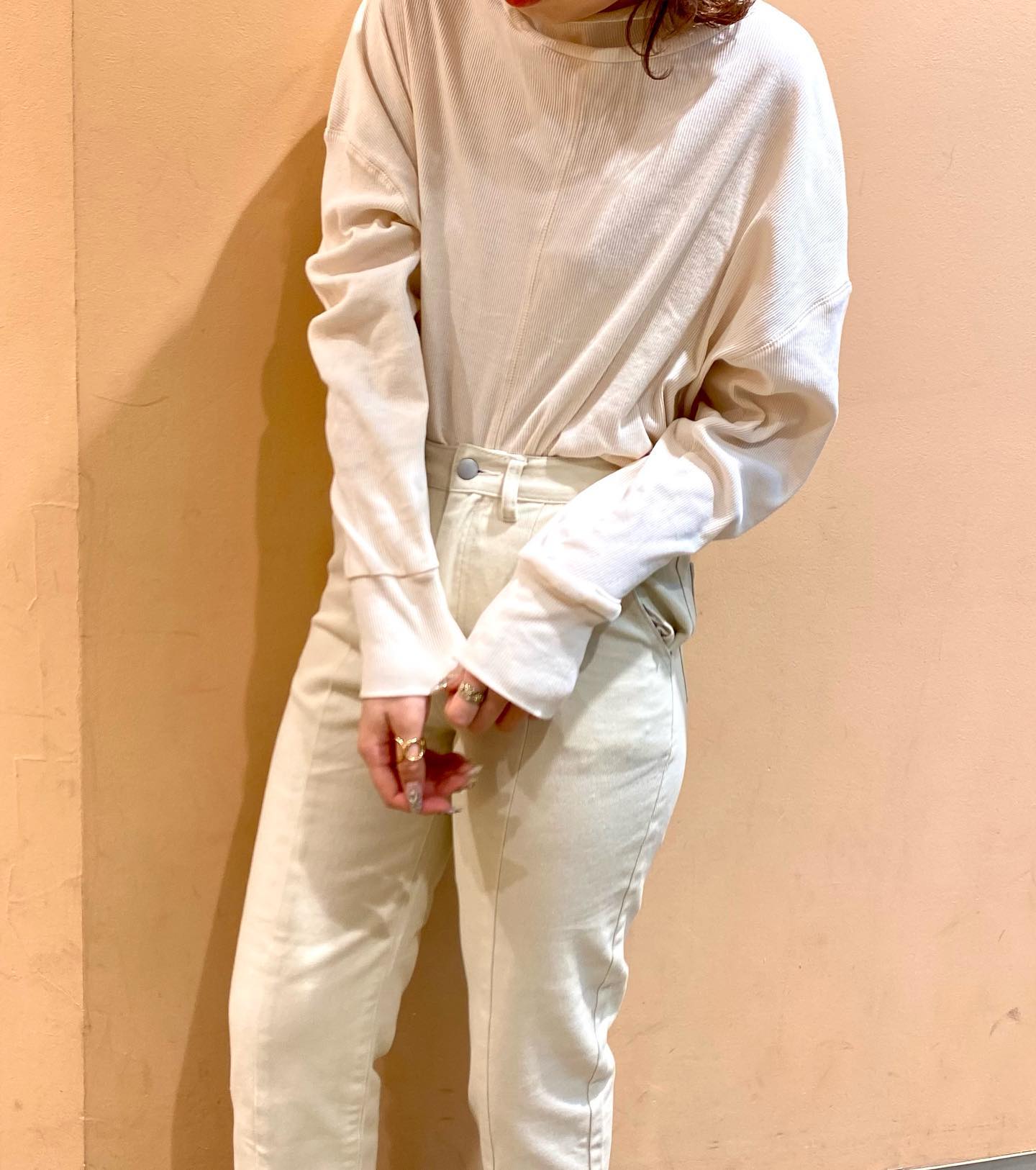 .【new arrival】﻿﻿﻿?RP154011T001 ﾃﾚｺBIGﾀｰﾄﾙ▷¥2,090(税込)(店舗今週入荷.オンライン近日入荷予定)﻿﻿∥color∥﻿ white / L beige / L blue ﾍﾞｽﾄやｼｮｰﾄﾄｯﾌﾟｽなどの中に着るｲﾝﾅｰもおしゃれに仕上げてくれますﾛﾝTよりもﾚｲﾔｰﾄﾞしやすく使いやすい#retrogirl_ootd#レトロガール#レトロガールコーデ#トレンドファッション#プチプラコーデ#テレコ #タートル #ホワイトコーデ #インナー #レイヤード#春カラー #春コーデ #2021ss