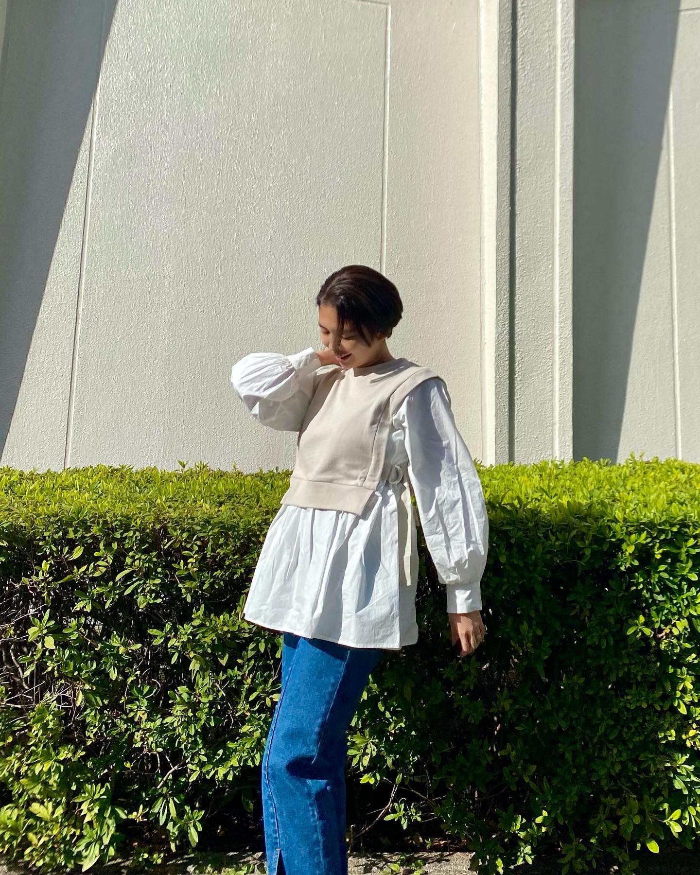 .【new arrival】﻿﻿﻿?RP139411B001 ﾍﾞｽﾄﾄﾞｯｷﾝｸﾞPO▷¥3,190(税込)(店舗.オンライン入荷中)﻿﻿∥color∥﻿ L grey / L beige / black #retrogirl_ootd#レトロガール#レトロガールコーデ#トレンドファッション#プチプラコーデ#レイヤード #フェイクレイヤード#春カラー #春コーデ #2021ss
