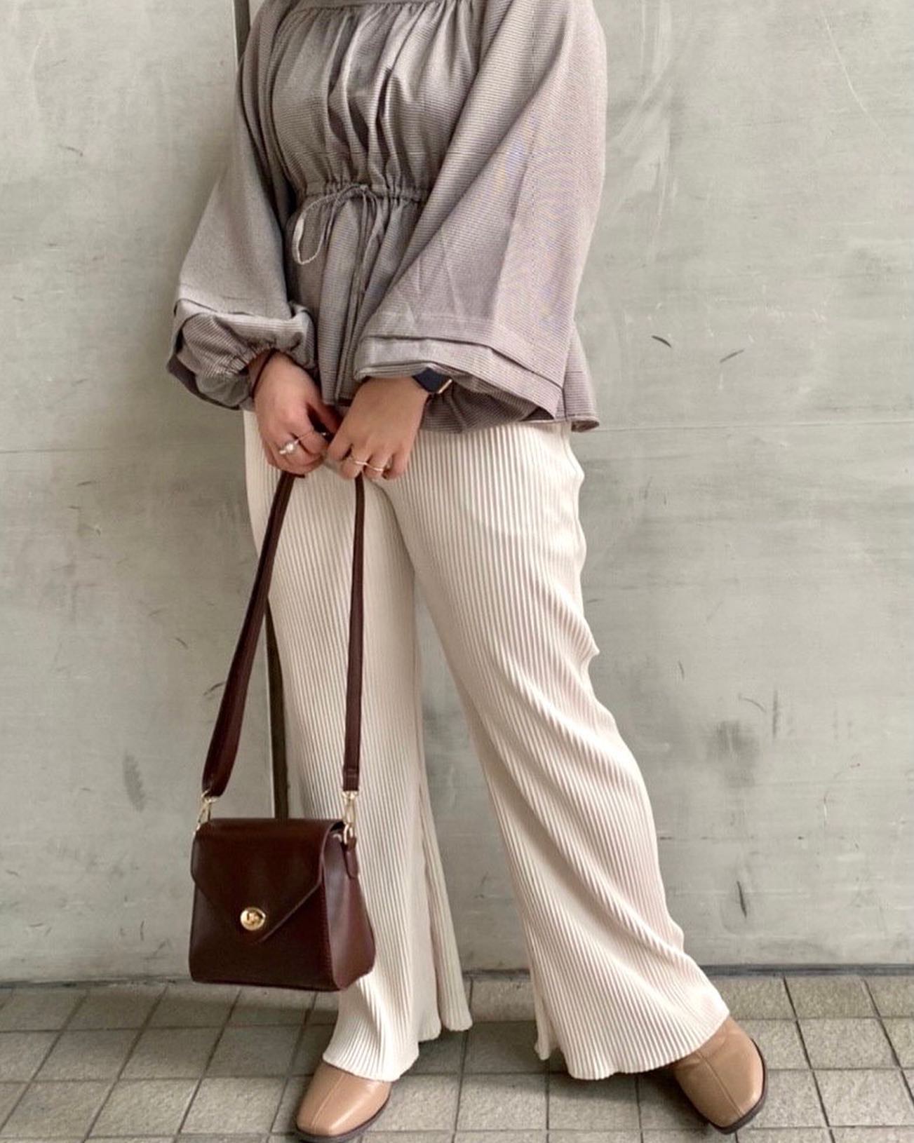 【New arrival】? RA136632N004  ｽｴｰﾄﾞﾌﾟﾘｰﾂﾊﾟﾝﾂ▷¥2,090(税込)(店舗入荷中.オンライン近日入荷) ∥color∥White / yellow / blue / brown / purple※purpleのみ一部店舗入荷#retrogirl_ootd#レトロガール#レトロガールコーデ#トレンドファッション#プチプラコーデ#秋カラー #秋コーデ #2021aw#スエードパンツ