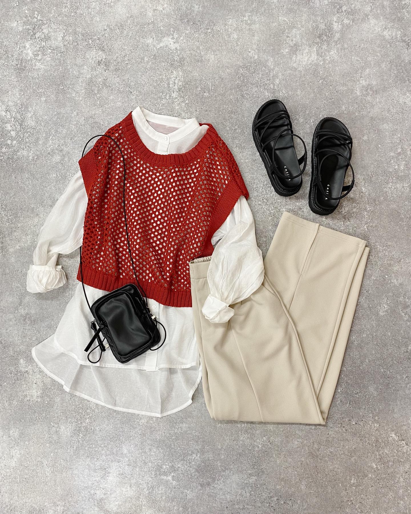 【new arrival】⁡? RM256912T001 ﾒｯｼｭﾍﾞｽﾄSET▷¥3,750(税込)(店舗今週入荷.ｵﾝﾗｲﾝ近日入荷)⁡white / green / red#retrogirl_ootd #レトロガール #レトロガールコーデ #プチプラアイテム #プチプラファッション #プチプラコーデ #春アイテム #春コーデ #トレンドアイテム #トレンドファッション #カラーコーデ #カラーアイテム #カラーファッション #ベスト #ベストセット　#ベストコーデ