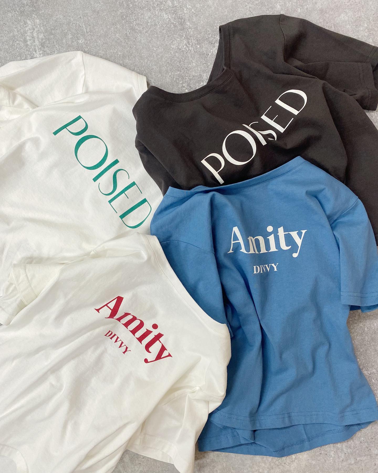 【new arrival】⁡? RS241511B012ｱｿｰﾄﾛｺﾞﾁﾋﾞTee▷¥2,750(税込)(店舗今週入荷.ｵﾝﾗｲﾝ近日入荷)⁡of white / white / blue / charcoal#retrogirl_ootd #レトロガール #レトロガールコーデ #プチプラアイテム #プチプラファッション #プチプラコーデ #夏アイテム #夏コーデ #トレンドアイテム #トレンドファッション #カラーコーデ #ロゴtee #ロゴt #ロゴtコーデ
