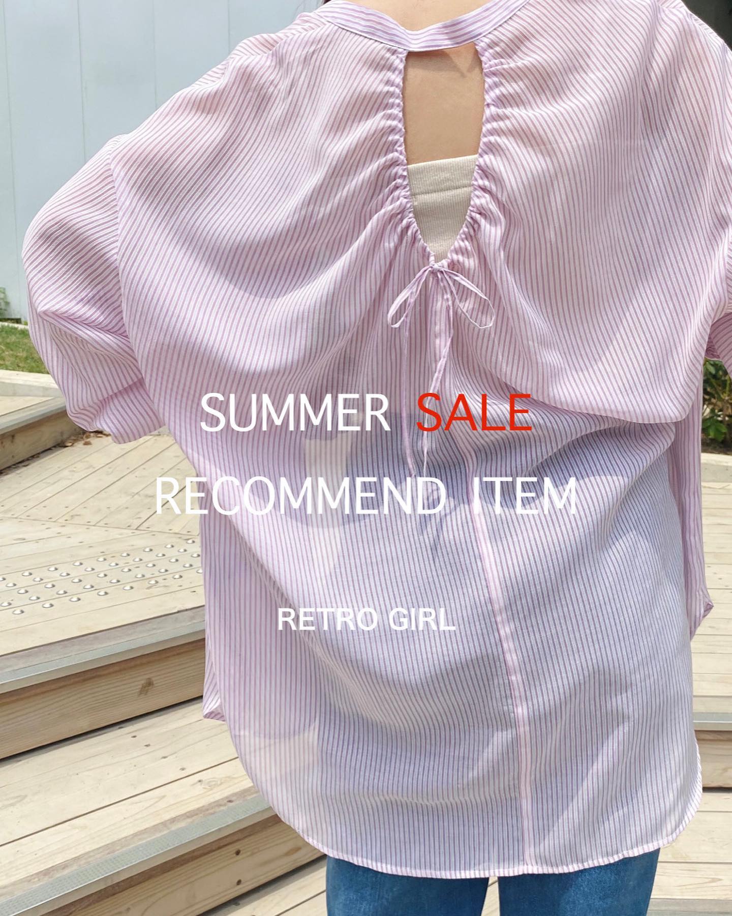 【SUMMER SALE  recommend item】只今全国のRETRO GIRL では店舗Special priceでご用意しております！?RS256223S001ﾊﾞｯｸｵｰﾌﾟﾝｼｱｰｽﾄﾗｲﾌﾟｼｬﾂ ?RM237523T001ｱｿｰﾄ2wayｼｬﾂ?RS241512T0032way長袖ｸﾛｼｪｶｰﾃﾞ?RS234831T001ﾊｲｳｴｽﾄﾏｰﾒｲﾄﾞｽｶｰﾄ?RS257111T003ｶｯﾄｵﾌﾒｯｼｭﾌﾟﾙｵｰﾊﾞｰ?RL237523T003ｱｿｰﾄ半袖ｼｬﾂ全てお値下げﾌﾟﾗｲｽの¥2,090（税込）#retrogirl_ootd #レトロガール #レトロガールコーデ #プチプラアイテム #プチプラファッション #プチプラコーデ #夏アイテム #夏コーデ #トレンドアイテム #SALE #シアーシャツ　#シャツ　#カーデ　#メッシュ