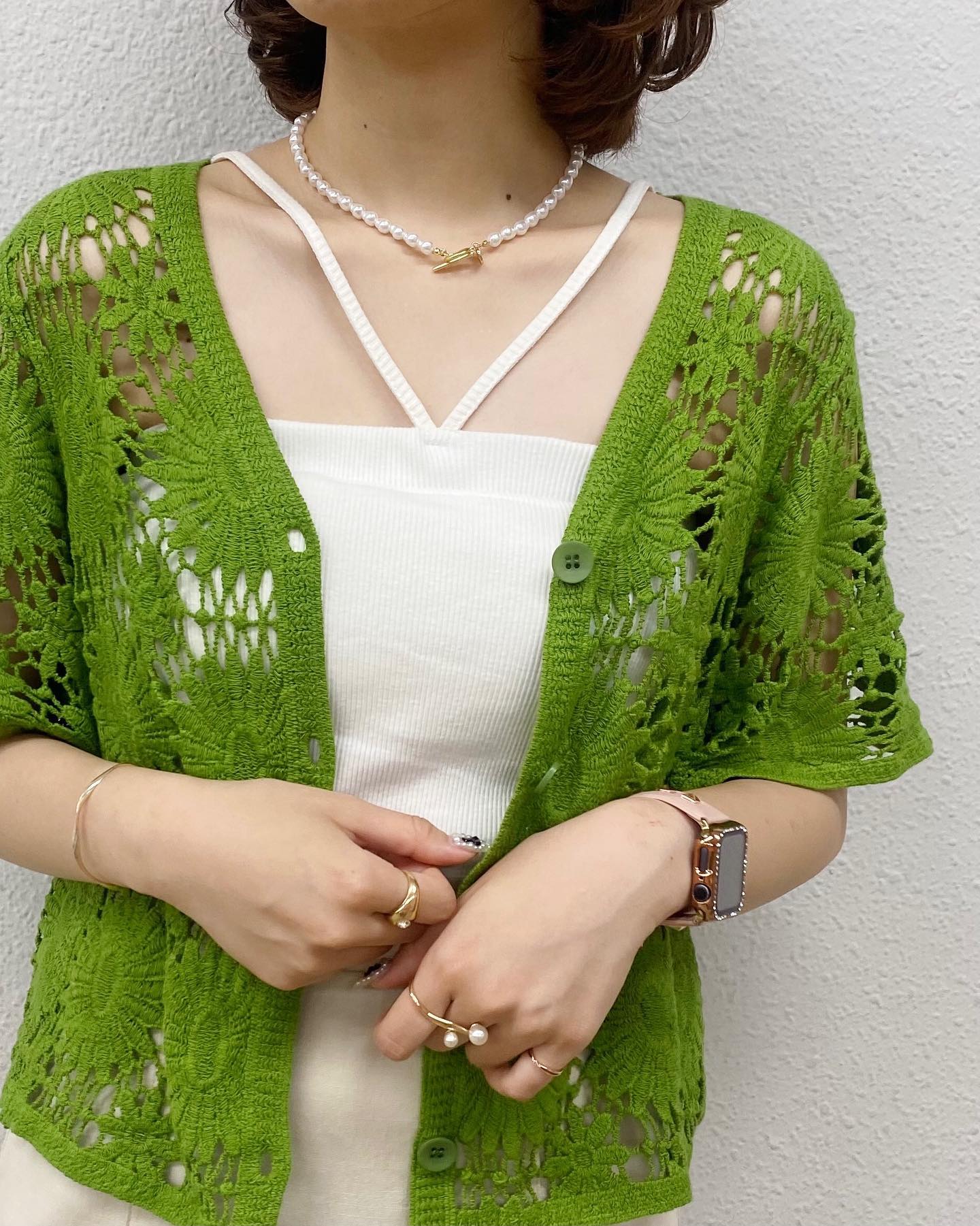 【new arrival】⁡? RL253511B001ﾃﾞｻﾞｲﾝﾃﾚｺｷｬﾐ▷¥1,870(税込)(店舗今週入荷.ｵﾝﾗｲﾝ近日入荷)⁡white / pink / green / black#retrogirl_ootd #レトロガール #レトロガールコーデ #プチプラアイテム #プチプラファッション #プチプラコーデ #夏アイテム #夏コーデ #トレンドアイテム #キャミ #キャミソール #インナー