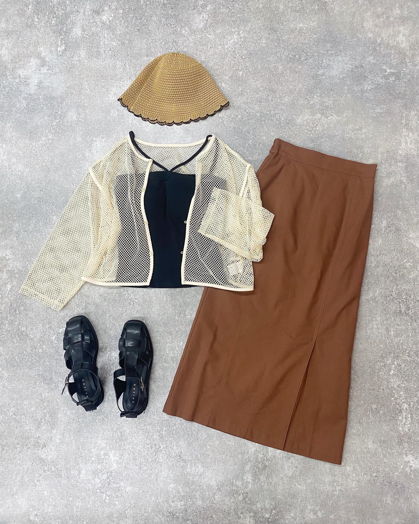 【new arrival】⁡? RE257111T001ﾊﾟｲﾋﾟﾝｸﾞﾒｯｼｭｶｰﾃﾞ▷¥2,530(税込)(店舗今週入荷.ｵﾝﾗｲﾝ近日入荷)white / green / black#retrogirl_ootd #レトロガール #レトロガールコーデ #プチプラアイテム #プチプラファッション #プチプラコーデ #夏アイテム #夏コーデ #トレンドアイテム #メッシュカーデ　#メッシュ　#パイピング