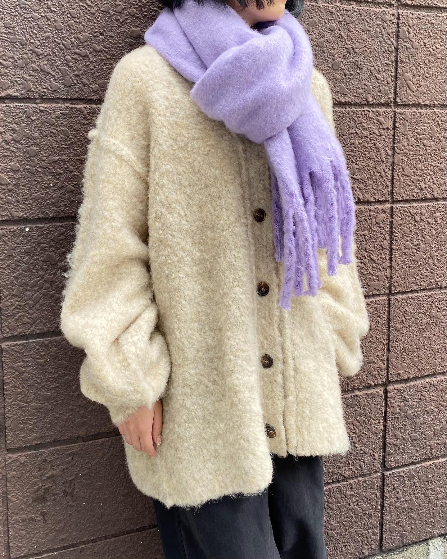 【 new arrival 】⁡⁡?️EW257112N001ｶﾗｰﾓﾍﾔﾋﾞｯｸｶｰﾃﾞ ¥4,290（税込）⁡姉妹ﾌﾞﾗﾝﾄﾞ @emsexcite 共通ｱｲﾃﾑ！⁡unisexｱｲﾃﾑの為ｶｯﾌﾟﾙでお揃いもおすすめ♡⁡beige / pink / blue / orange / green⁡⁡（店舗入荷中/ｵﾝﾗｲﾝ近日入荷）⁡⁡⁡⁡#retrogirl_ootd #レトロガール #レトロガールコーデ #プチプラアイテム #プチプラファッション #プチプラコーデ  #秋アイテム　#秋カラー　#冬アイテム#冬カラー　#モヘヤカーデ　#モヘヤ　#カーデ　#カーディガン #unisex