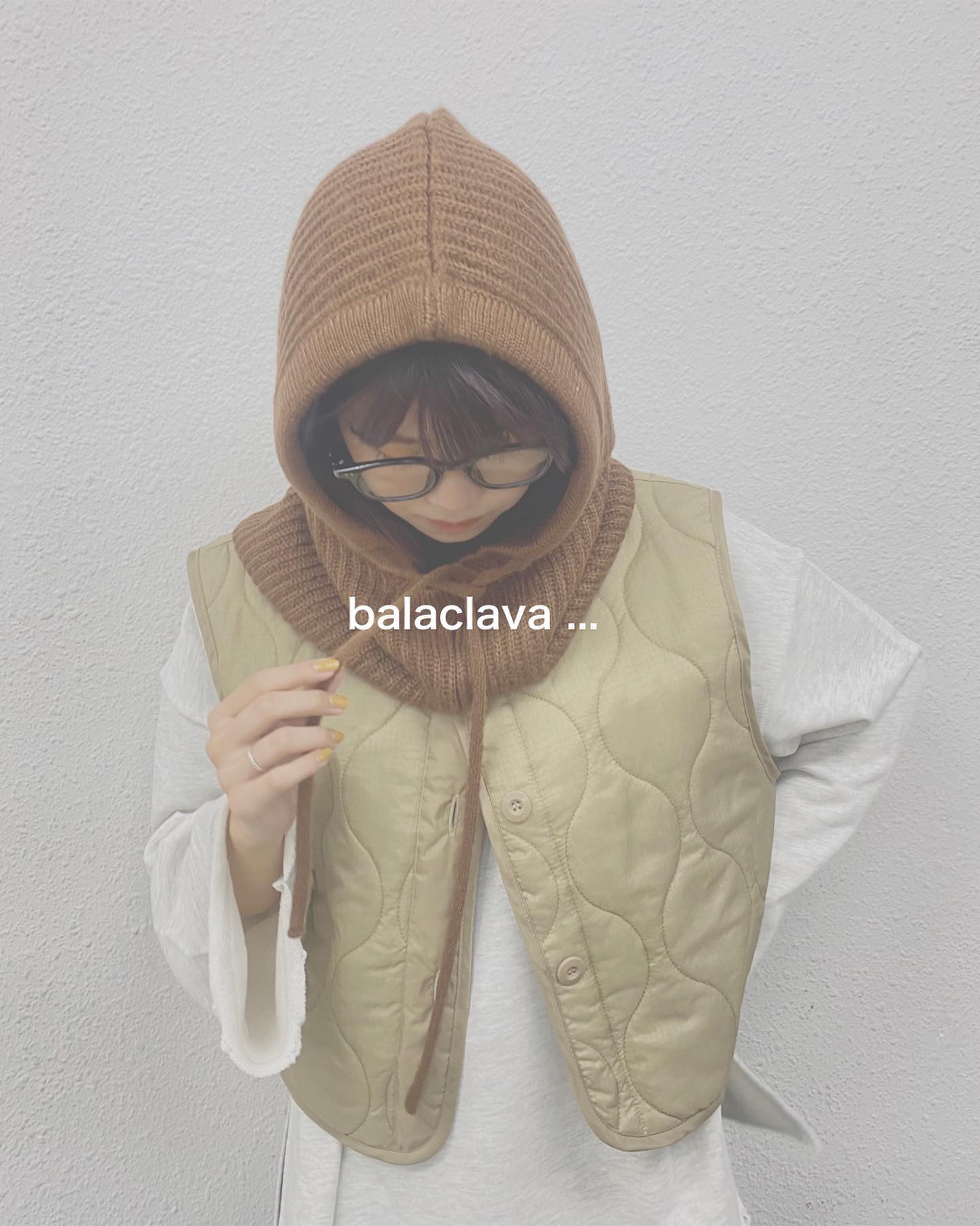 【 balaclava recommended code】⁡🏷CW280045T001ﾆｯﾄﾌｰﾄﾞﾊﾞﾗｸﾗﾊﾞ ¥2,090（税込）⁡white / gray / brown⁡（店舗、ｵﾝﾗｲﾝ入荷中）⁡⁡⁡⁡⁡⁡#retrogirl_ootd #レトロガール #レトロガールコーデ #プチプラアイテム #プチプラファッション #プチプラコーデ #夏アイテム #夏コーデ #秋アイテム　#秋カラー　#冬アイテム　#冬カラー　#aw #2022aw #バラクラバ　#コーデ　#マフラー　#ティペット