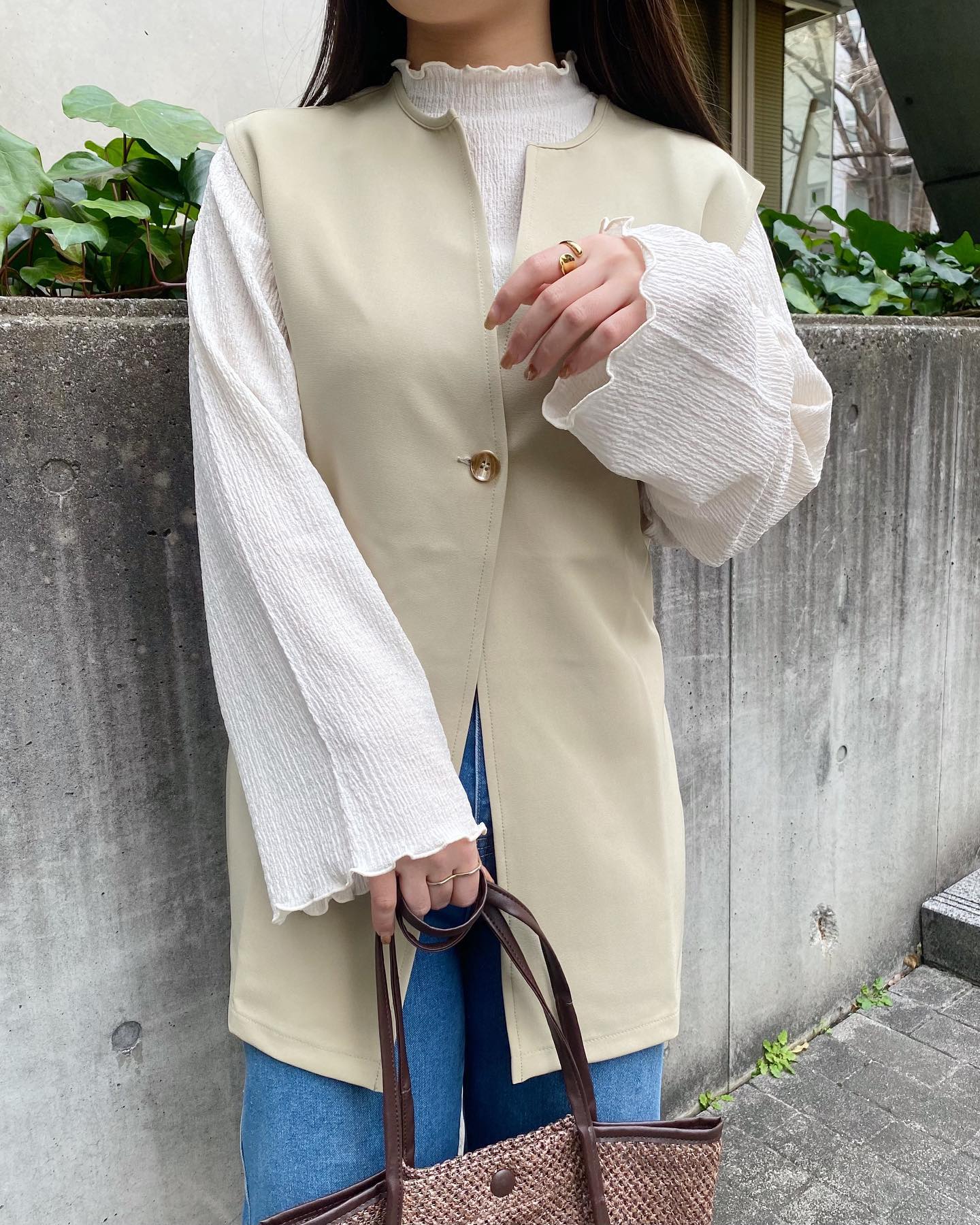 ⁡【 new arrival 】⁡⁡⁡🏷️ RP357111T015ｳｴｽﾄﾘﾎﾞﾝﾍﾞｽﾄSET ¥4,950（税込）⁡⁡⁡beige / green / black⁡⁡⁡⁡（店舗入荷中/ｵﾝﾗｲﾝ近日入荷）⁡⁡⁡⁡⁡#retrogirl_ootd #レトロガール #レトロガールコーデ #プチプラアイテム #プチプラファッシン　#春アイテム　#春コーデ　#ベスト　#ベストSET #ウエストリボン #ウエストリボンベスト