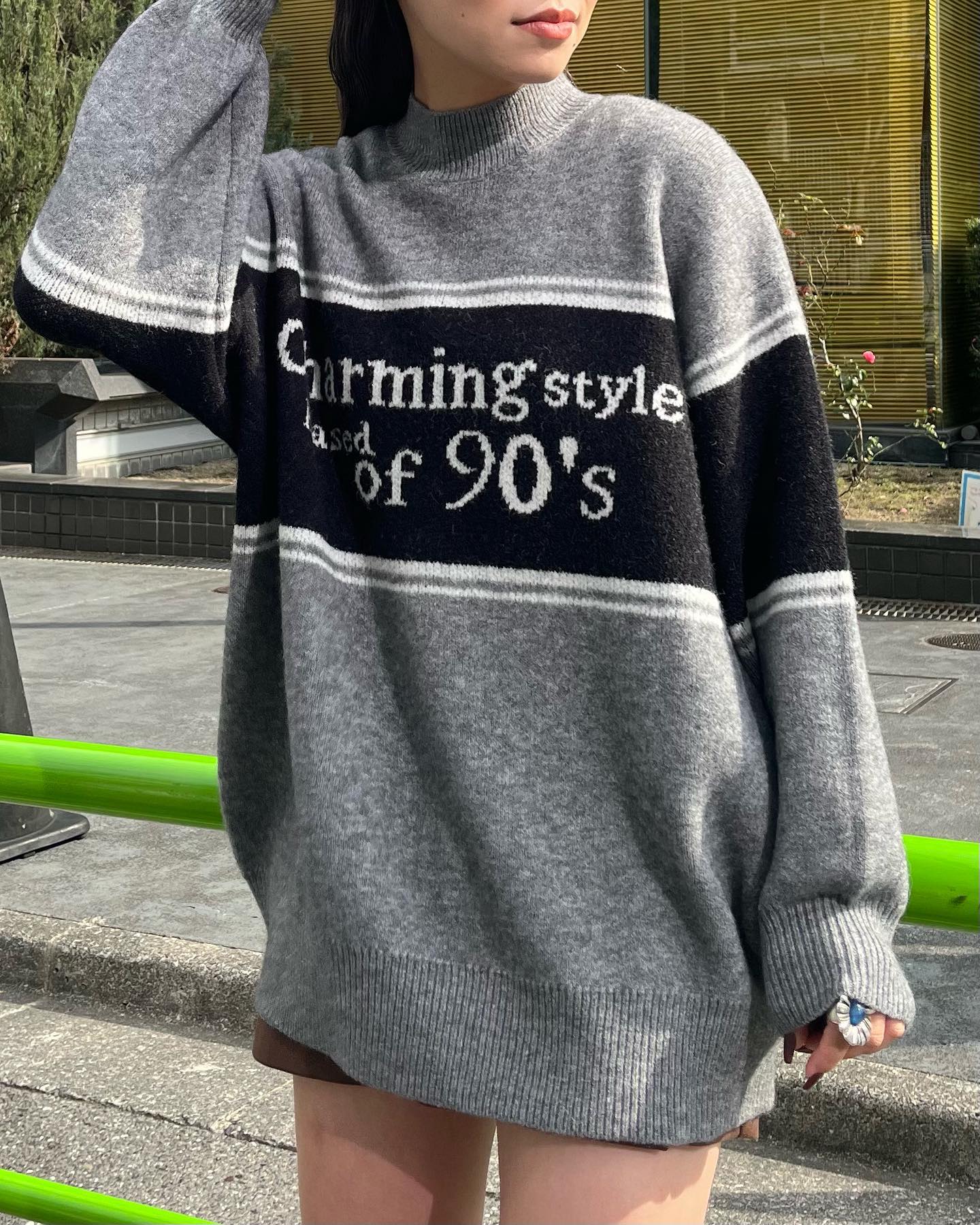 ⁡【 new arrival】⁡ジャガード生地でロゴのデザインがポイントのBIGニットたぽっとしたシルエットで男女問わず着用頂けるアイテム友達同士でお揃いしても可愛くてオススメです♡⁡⁡?️RW380012T013ロゴジャガードBIGニット　¥3,850（税込）⁡⁡light gray / Bordeaux / dark blue⁡⁡⁡（店舗今週入荷.オンライン近日入荷)⁡⁡⁡⁡⁡#retrogirl_ootd #レトロガール #レトロガールコーデ #プチプラアイテム #プチプラファッション#秋アイテム#秋コーデ #2023aw #冬アイテム#ニット#ニットコーデ#ニットアイテム#ロゴニット#ロゴトップス#ユニセックス#カジュアルコーデ#カジュアル#カジュアルアイテム#大人カジュアル#メンズライク#お揃いコーデ#着回しアイテム#着回しコーデ