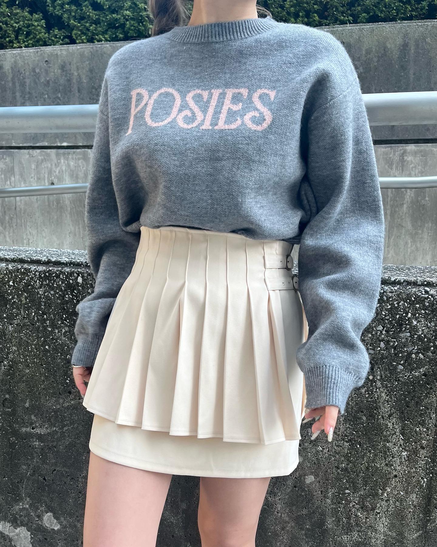 ⁡【 new arrival 】⁡着回し抜群のプリーツラップミニスカートプリーツ部分が取り外し可能で別のパンツと合わせてトレンドのスカートパンツでも着用頂けるコーデです⁡⁡?️RP437531T002プリーツラップSETミニスカート　¥4,290（税込）⁡ivory / dark gray / black⁡⁡⁡（店舗今週入荷.オンライン近日入荷）⁡⁡⁡⁡⁡⁡⁡⁡⁡⁡⁡#retrogirl_ootd #レトロガール #レトロガールコーデ #プチプラアイテム #プチプラファッション#秋アイテム#秋コーデ #2023aw #冬アイテム#冬コーデ#ミニスカート#ミニスカ#スカートコーデ#ミニスカートコーデ#カジュアルコーデ#大人カジュアル#カジュアル
