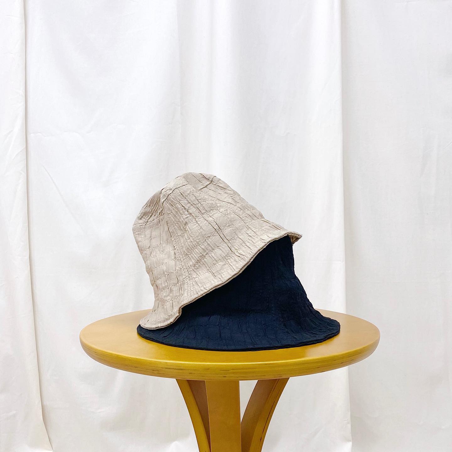 .﻿﻿﻿︎crinkle hat﻿ ¥3,190﻿﻿coming soon ...♡﻿﻿﻿﻿﻿﻿#ur_melty #ユアメルティ﻿#春バケハ #春ハット #バケハ﻿#春コーデ #韓国ファッション #韓国風﻿#오오티디 #데일리룩 #패션 #패션스타그램 #옷스타그램﻿#일본패션 #유아멜티 #코디 #코디스타그램