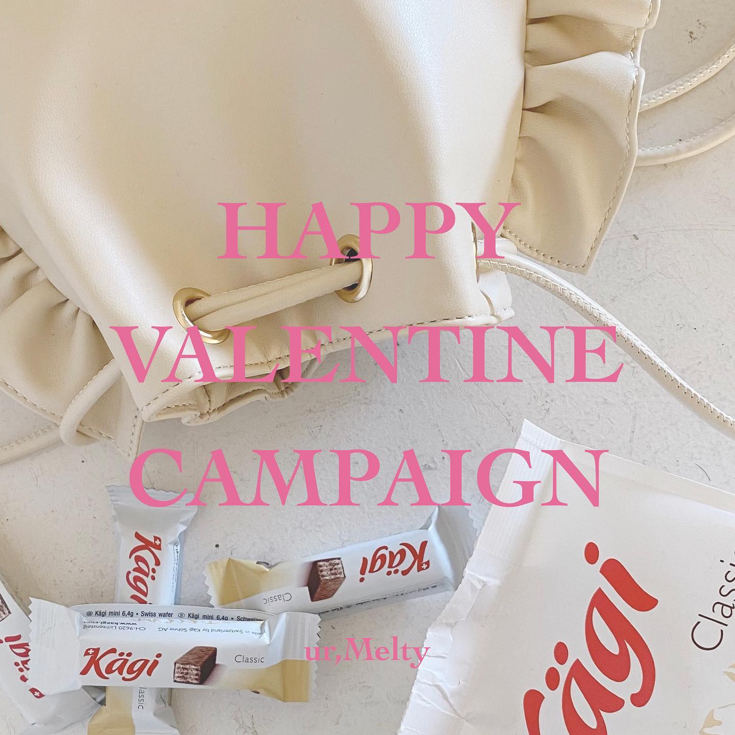 【 HAPPY VALENTINE CAMPAIGN  】⁡⁡いつもur,Meltyをご愛顧いただきありがとうございます♡⁡⁡今回はハッピーなバレンタインプレゼントをご用意致しました⁡⁡人気の " フリル巾着ミニショルダー "︎MILK × １︎BITTER × １︎CARAMEL × １⁡⁡こちらを合計３名様にプレゼント致します♡⁡⁡_______________________________________⁡⁡【 応募方法 】※お１人様１回限り⁡・ @ur_melty  instagramをフォロー⁡・この投稿に "いいね"⁡・この投稿に欲しい番号(１〜３)とカラーをコメント⁡⁡【 応募期間 】2/9(水) 〜 2/13(日)23:59まで⁡⁡【 当選発表 】2/14(月)にストーリーズで当選発表を行います。⁡⁡【 注意事項 】・応募期間外の投稿は全て無効とさせて頂きます。・応募方法に誤りがある場合は全て無効とさせて頂きます。・当選に関するお問い合わせは一切受け付けておりません。・販売商品とは一部異なる場合がございます。・発送は国内の方に限らせて頂きます。⁡⁡沢山のご応募お待ちしております♡⁡⁡⁡⁡ur,Melty⁡⁡⁡⁡⁡⁡⁡#ur_melty #ユアメルティ #フリルショルダー #フリルバッグ #ミニバッグ #キラキラバッグ #ショルダーバッグ #フリルアイテム #巾着バッグ #巾着ショルダー #かばん好き #韓国っぽ #韓国っぽコーデ #韓国ファッション #韓国風 #プレゼントイベント #プレゼント応募 #プレゼントキャンペーン #プレキャン #プレゼントキャンペーン実施中 #プレゼント企画 #プレゼント企画実施中 #バレンタイン企画 #バレンタインキャンペーン #バレンタイン