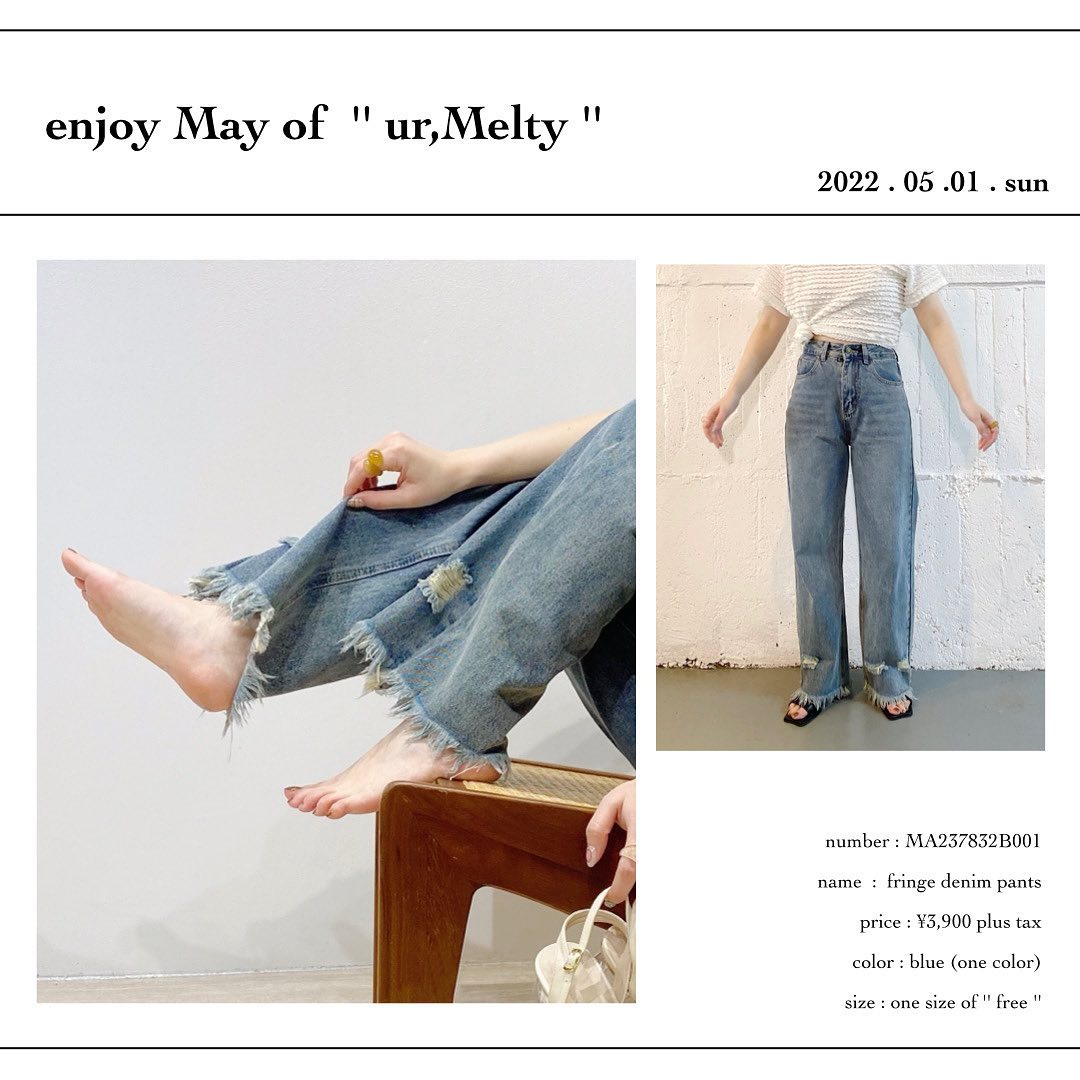 " Hello MAY ️ "⁡⁡enjoy May of ur,Melty ♡⁡⁡⁡ur,Melty と 楽しい5月に ♡⁡⁡_______________________________________⁡⁡⁡May  of " ur,Melty " ⁡⁡5月の入荷もお楽しみに⁡ ⁡ ⁡   #urmelty #ユアメルティ #May⁡