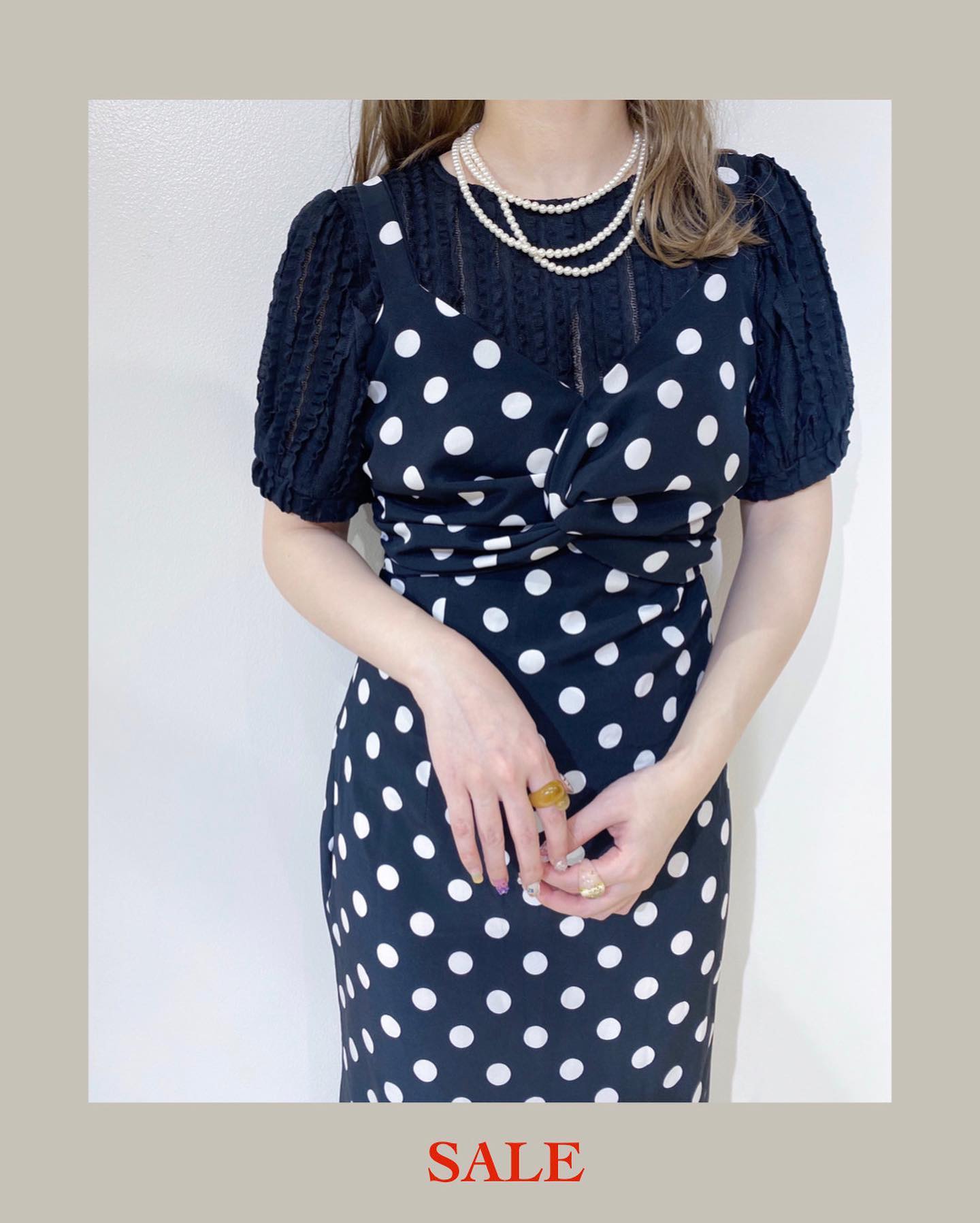 summer SALE ?⁡︎柄マーメイドキャミワンピ ¥3,850 → ¥3,190 (店舗限定価格)⁡⁡人気アイテムになりますのでお早めに取り扱い店舗ご覧下さいませ。⁡⁡⁡⁡⁡⁡⁡⁡#urmelty #ユアメルティ #ワンピ #ワンピース #ドット柄ワンピース #柄ワンピース #ワンピースコーデ #柄ワンピースコーデ #ドット柄コーデ #ドット柄ワンピースコーデ #柄コーデ #ガーリーコーデ #ガーリーアイテム #カジュアルコーデ #カジュアルアイテム #夏アイテム #夏コーデ #韓国っぽ #韓国っぽコーデ #韓国ファッション #韓国風 #コリヨジャ #オトジョ #大人女子 #オトジョコーデ