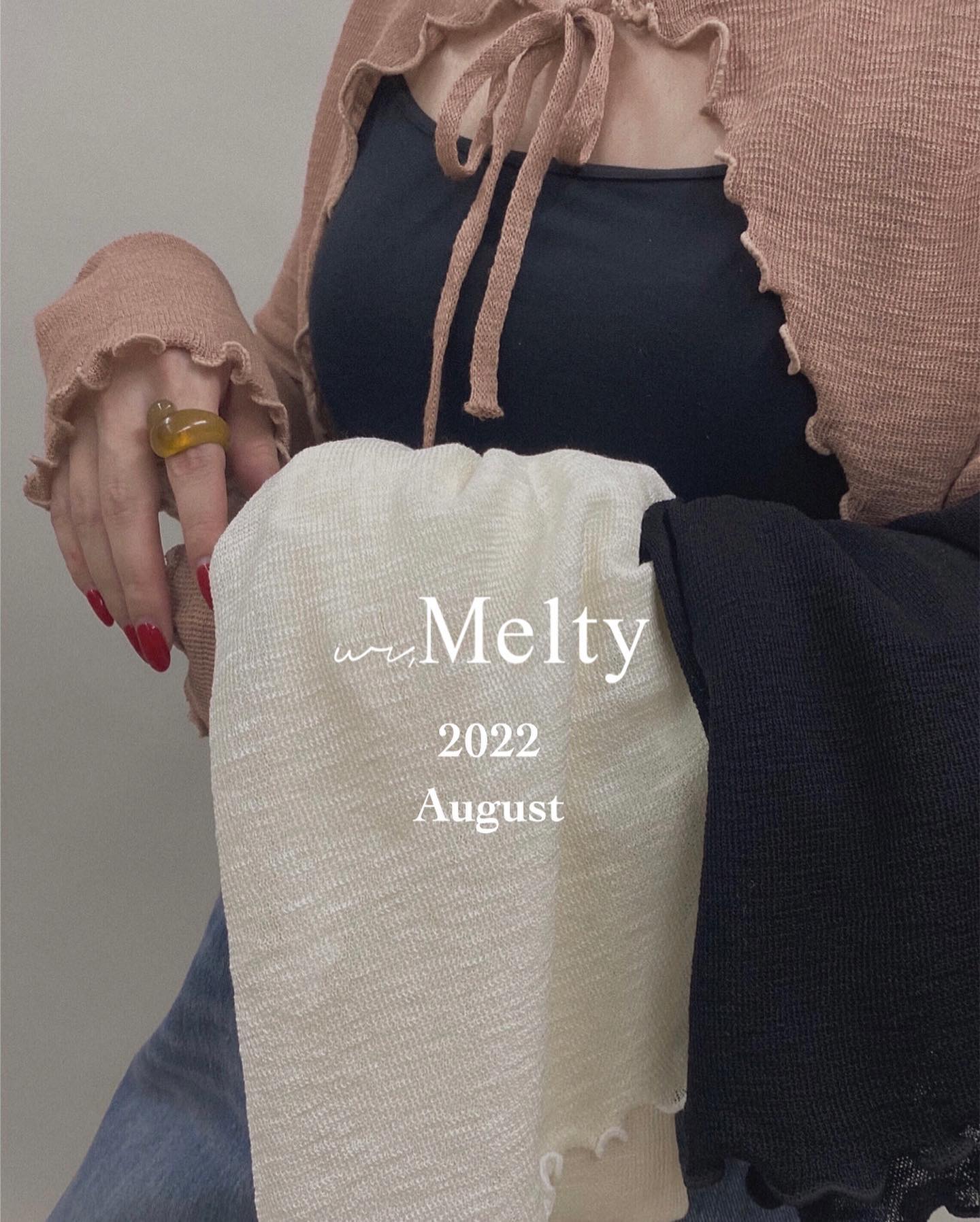 " ur,Melty  2022  August "⁡⁡Begin preparations for early autumn...⁡⁡⁡初秋の準備を始めます…♡⁡⁡_______________________________________⁡⁡⁡August  of " ur,Melty " ⁡⁡8月の入荷もお楽しみに⁡ ⁡ ⁡   #urmelty #ユアメルティ #August #earlyautumn