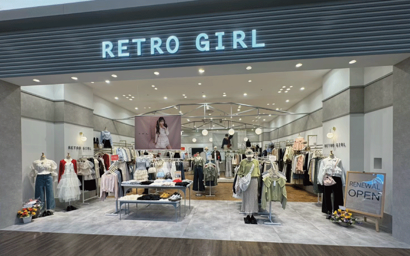 「レトロガール イオンモール名取店」がリニューアルオープンしました